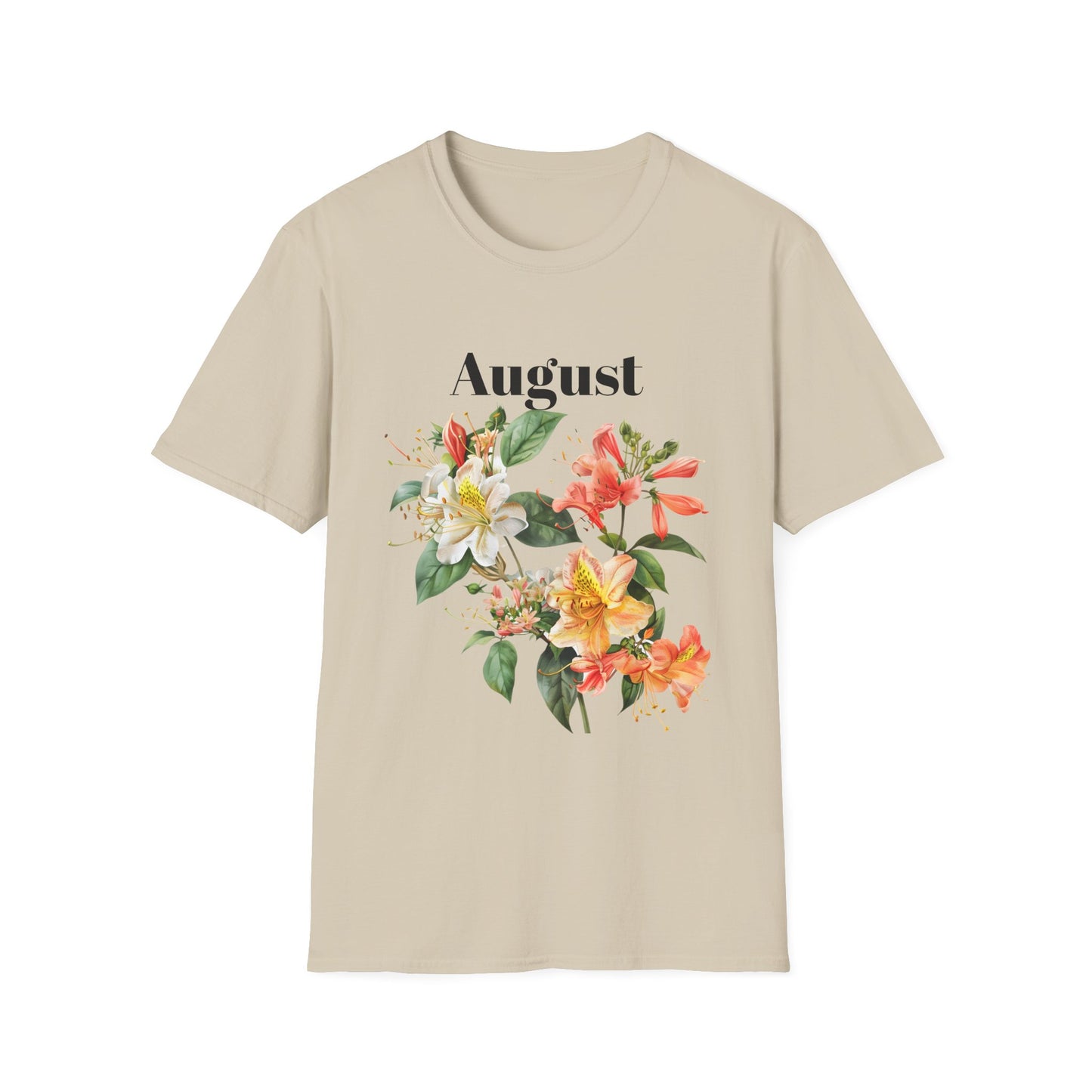 Birth Month Flower Tee - August