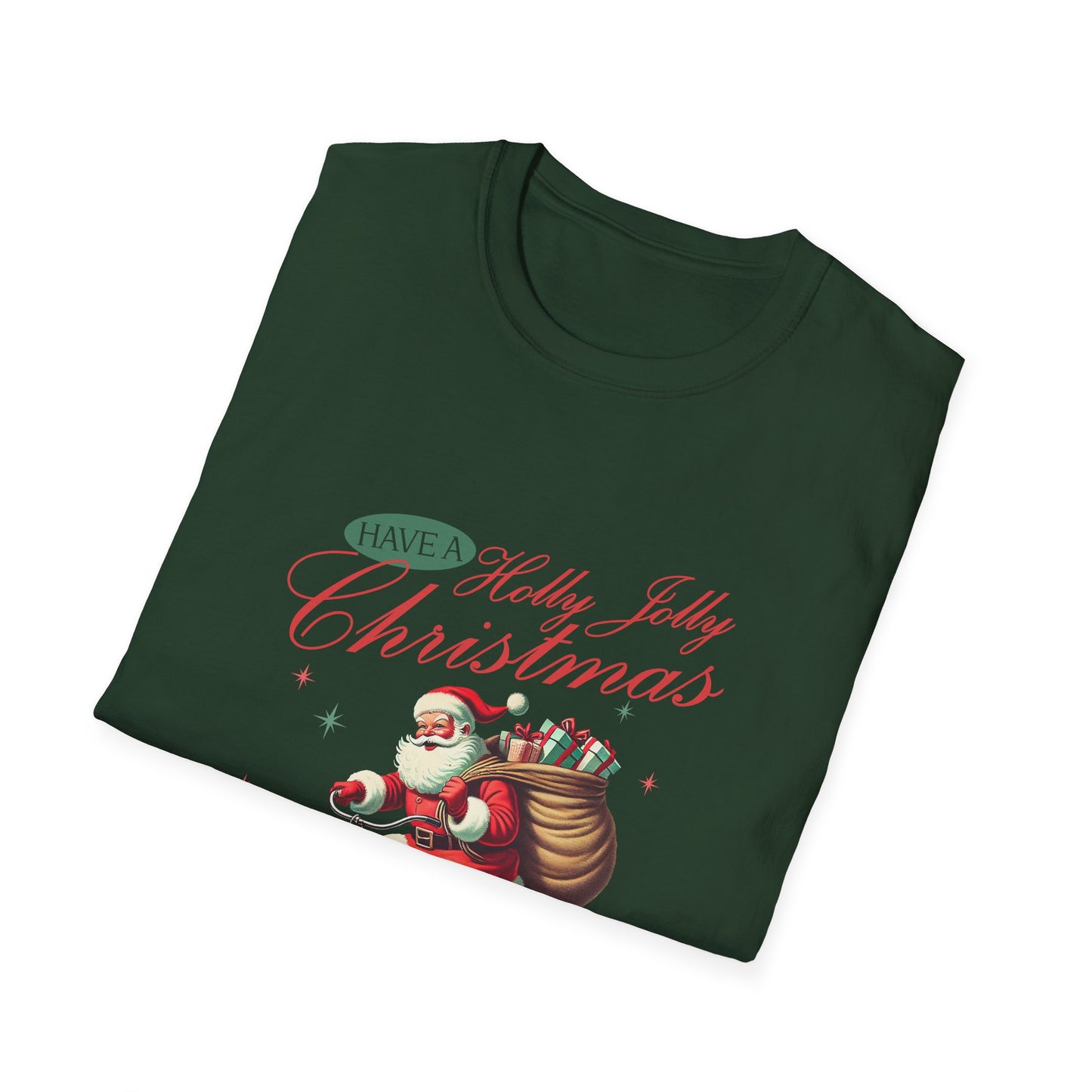 Retro Holly Jolly Christmas Tee