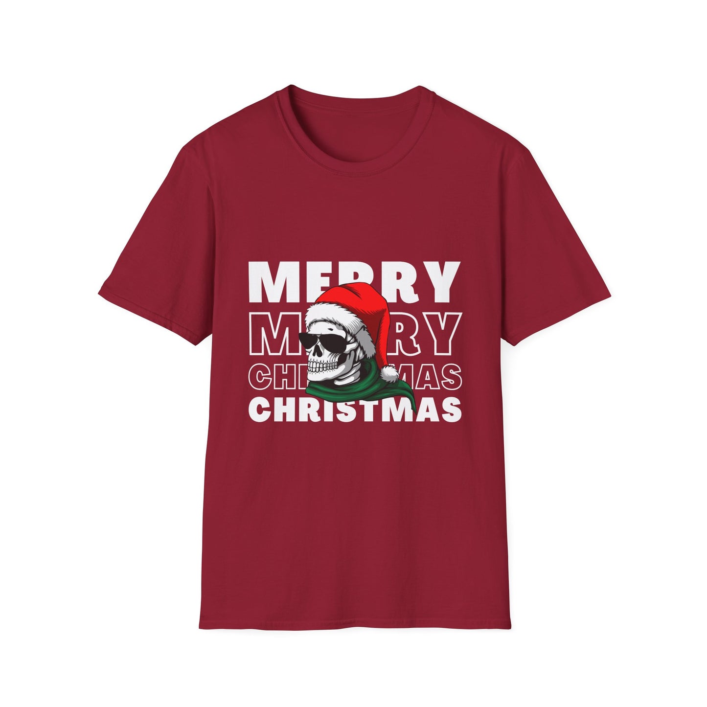 Santa Skull Christmas Tee