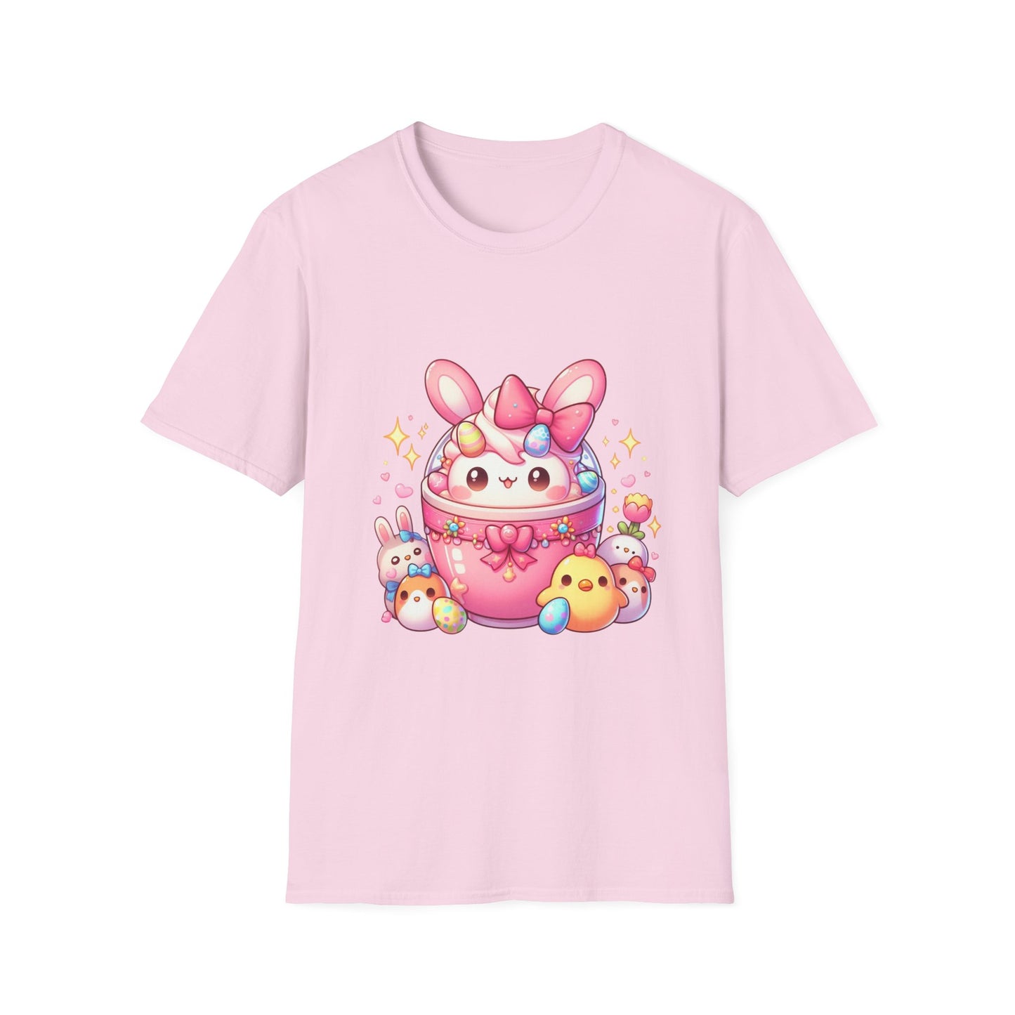 Cute Bunny Friends Unisex Cotton Tee