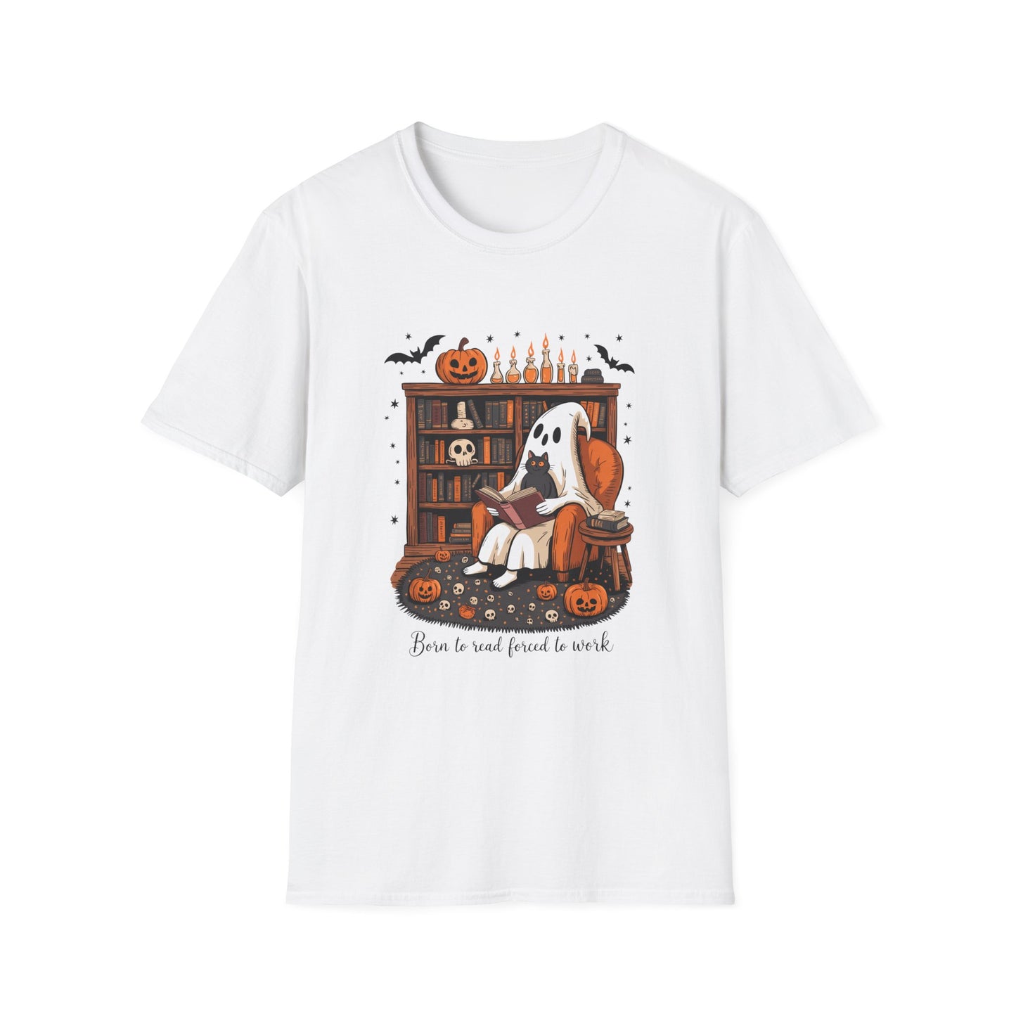 Book Lover Ghost Unisex T-Shirt