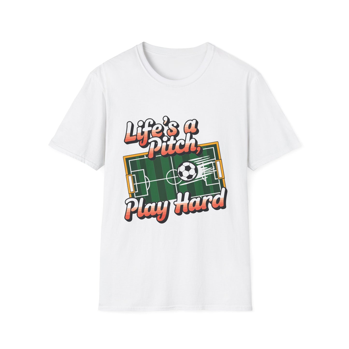 Life's a Pitch, Play Hard Tee