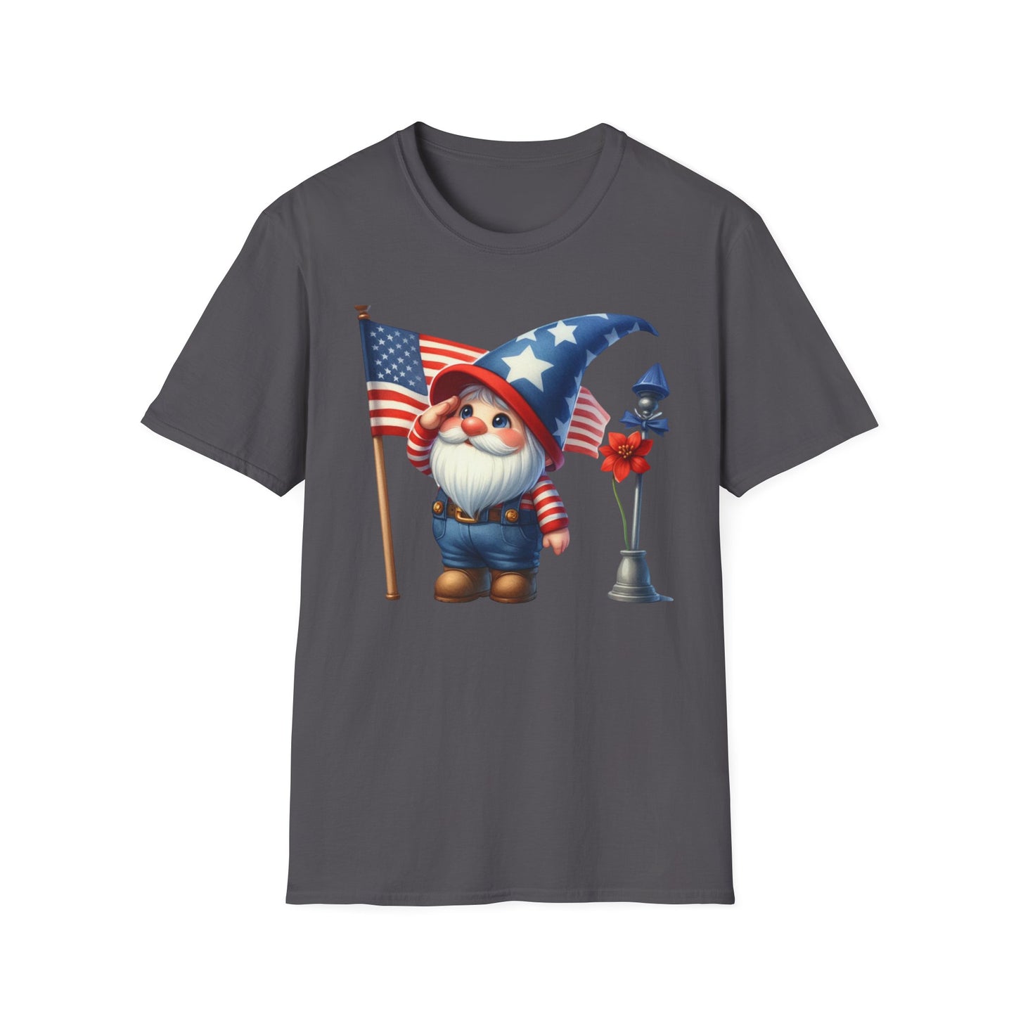 Patriotic Gnome Unisex Heavy Cotton Tee