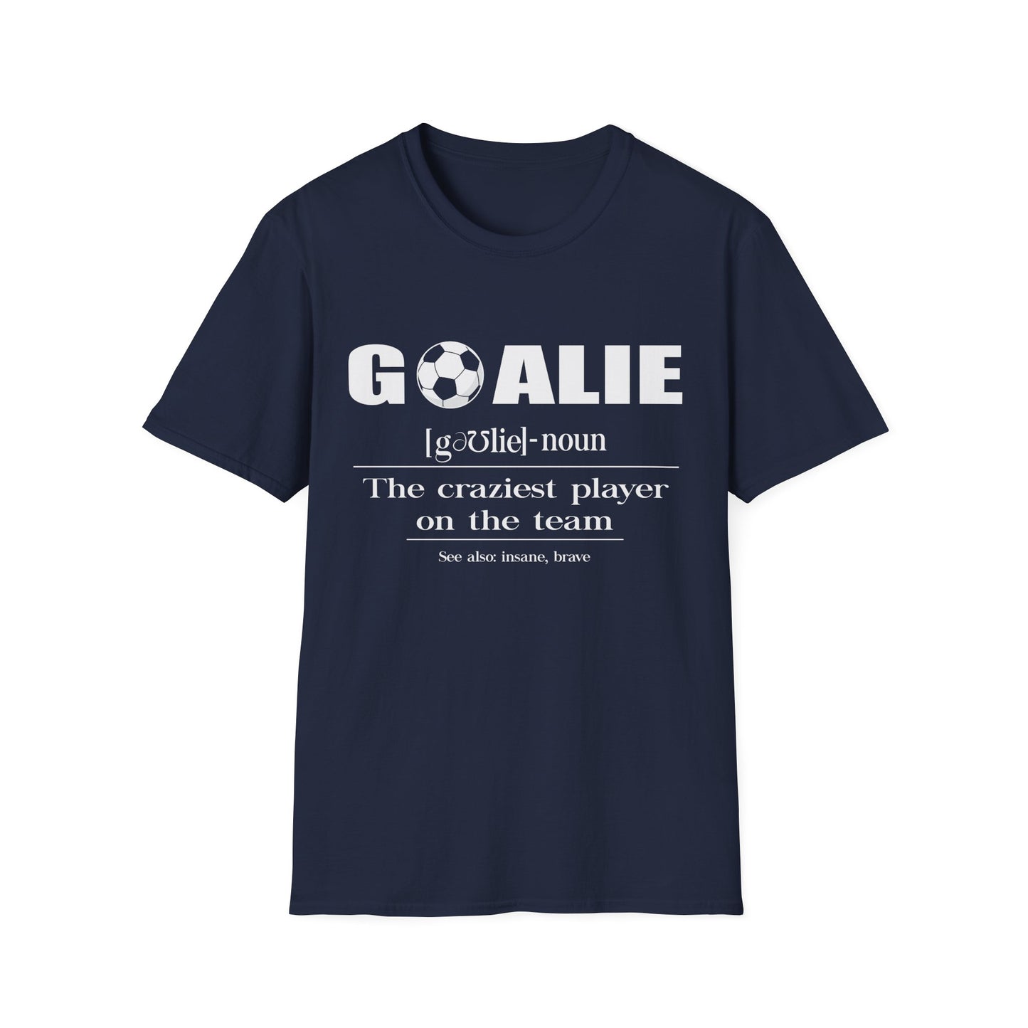 Soccer Goalie Definition Unisex Cotton Tee