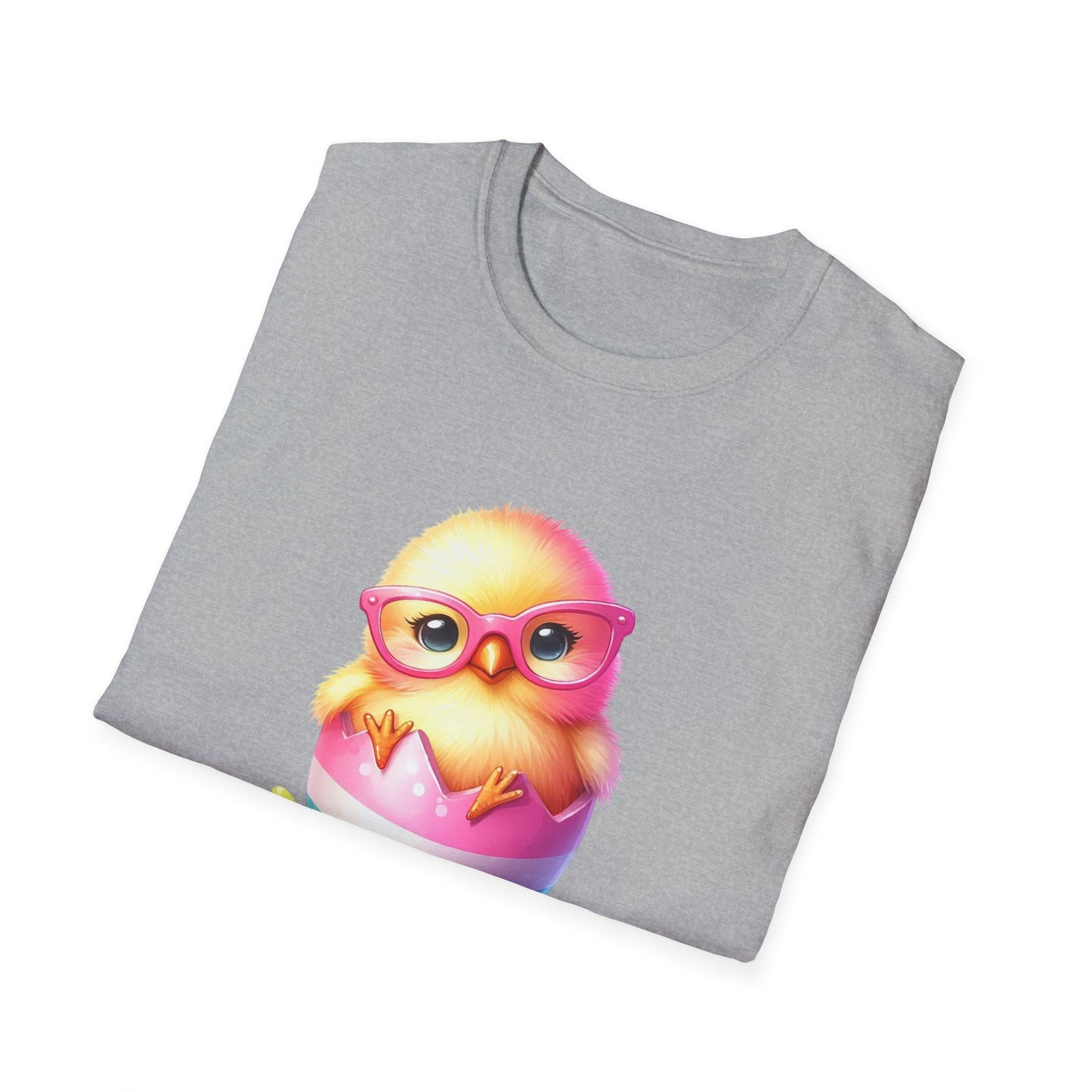Easter Chick in Egg Unisex Cotton Tee