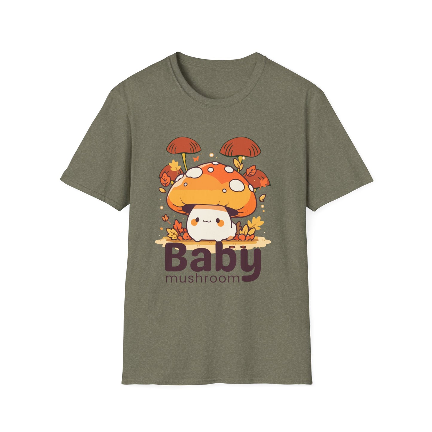 Baby Mushroom Gildan Unisex Cotton Tee