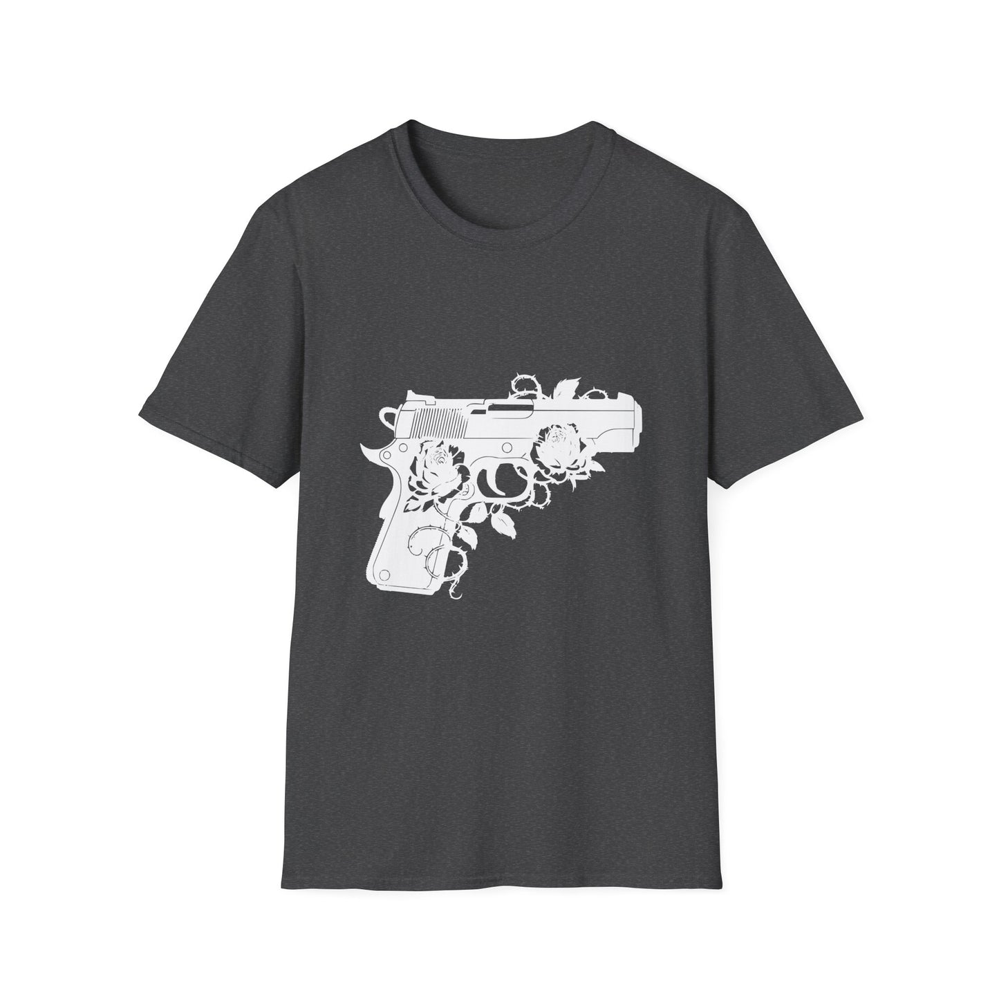 Pistol & Roses Unisex Cotton Tee
