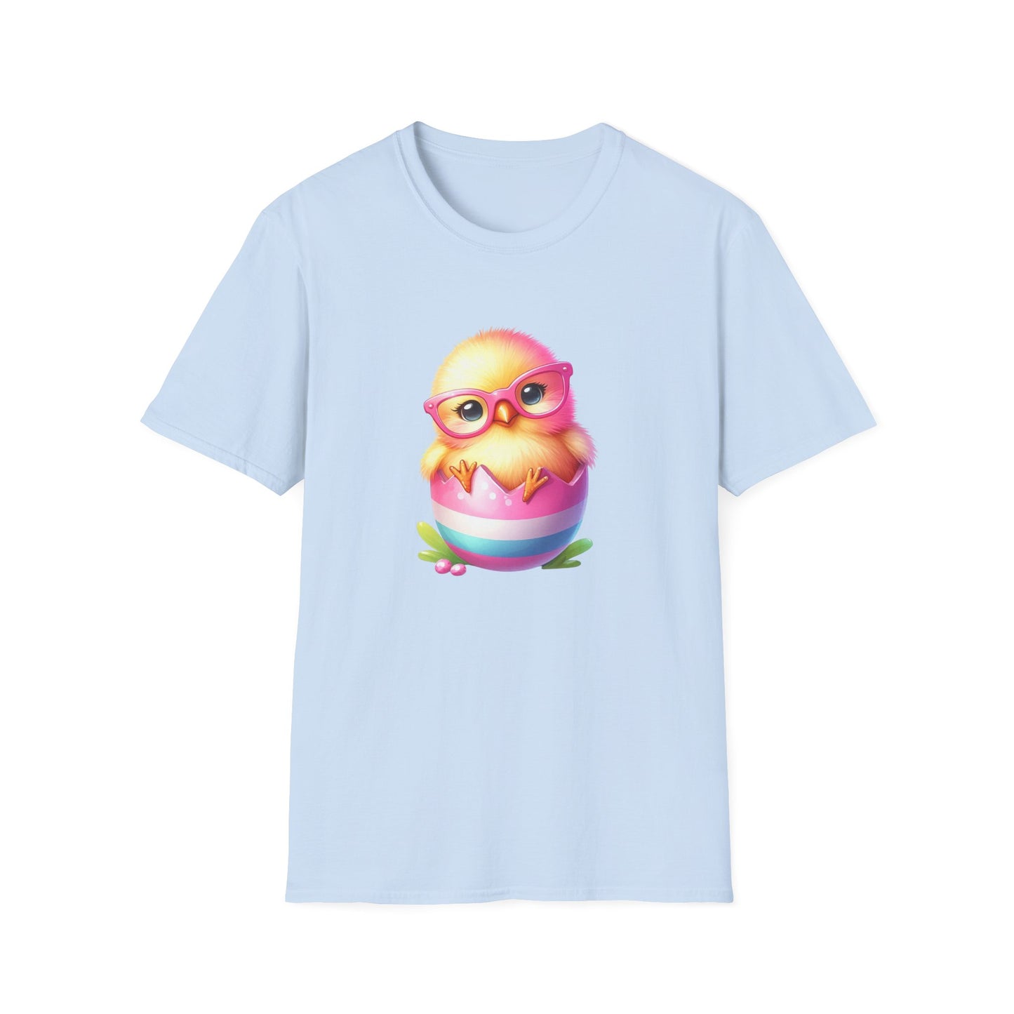 Easter Chick in Egg Unisex Cotton Tee