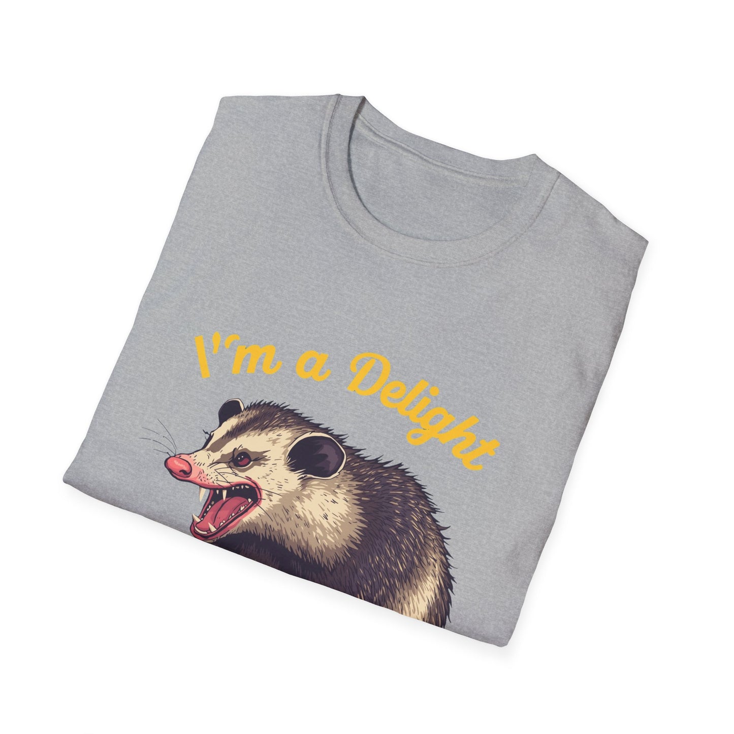 Snarling Opossum I'm a Delight Tee