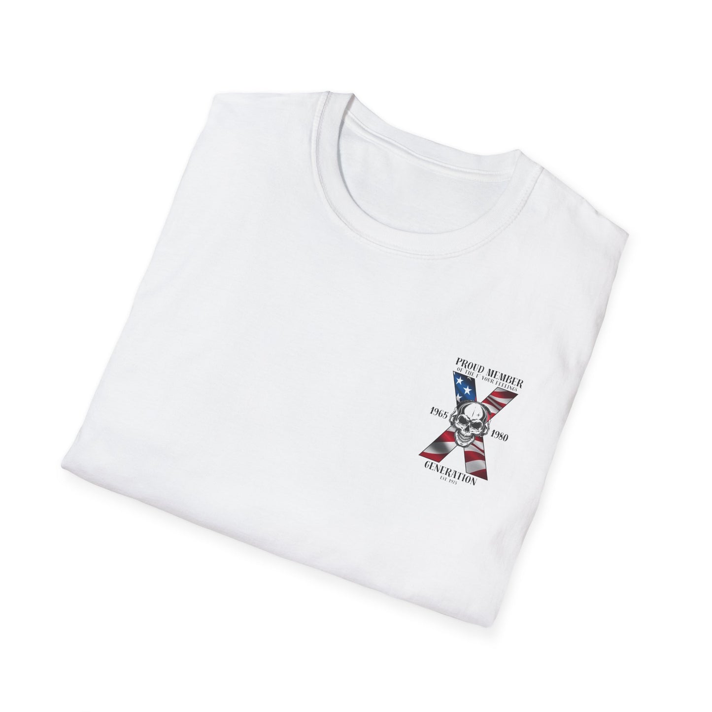 Gen X Flag and Skull Tee