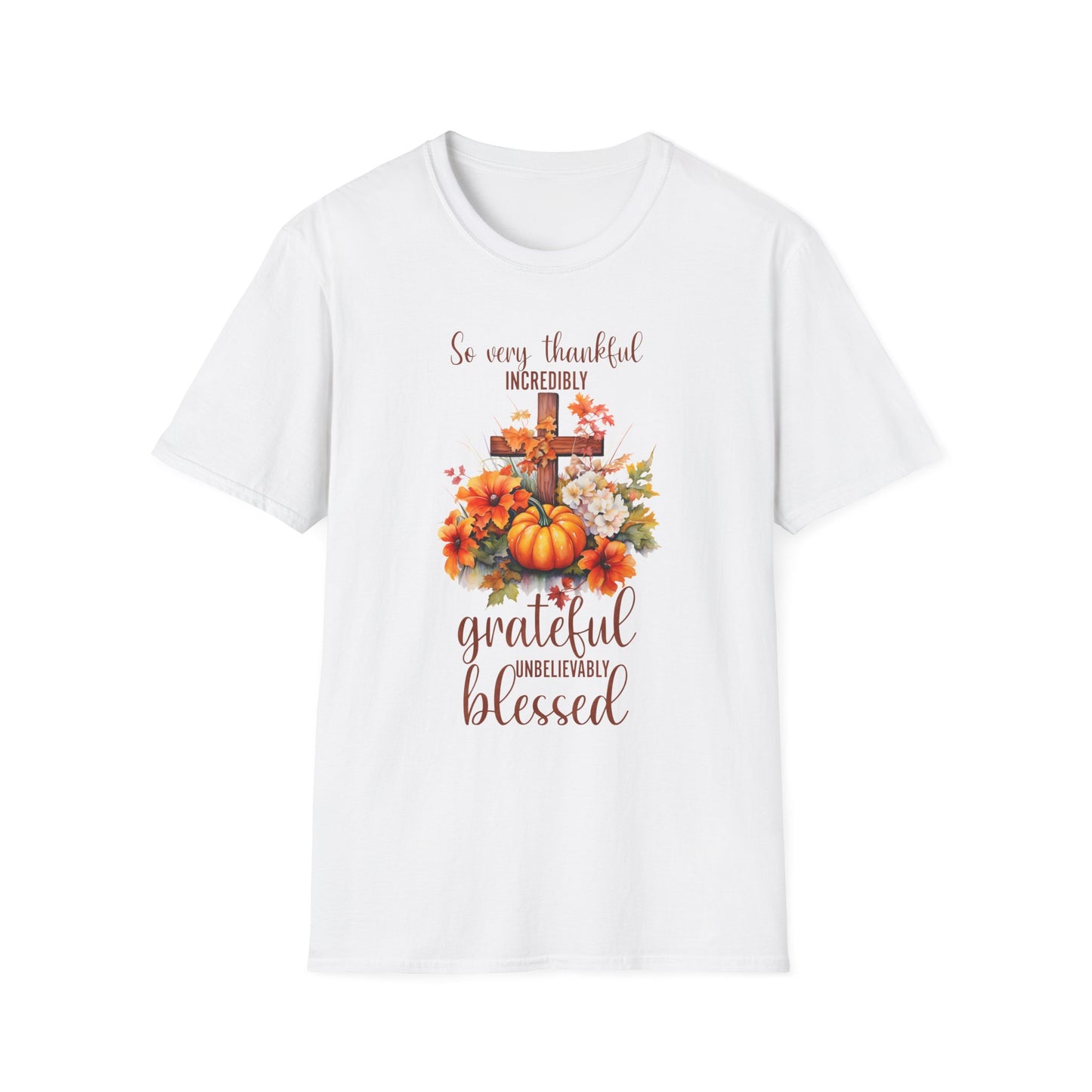 Thankful Grateful Blessed Unisex Tee