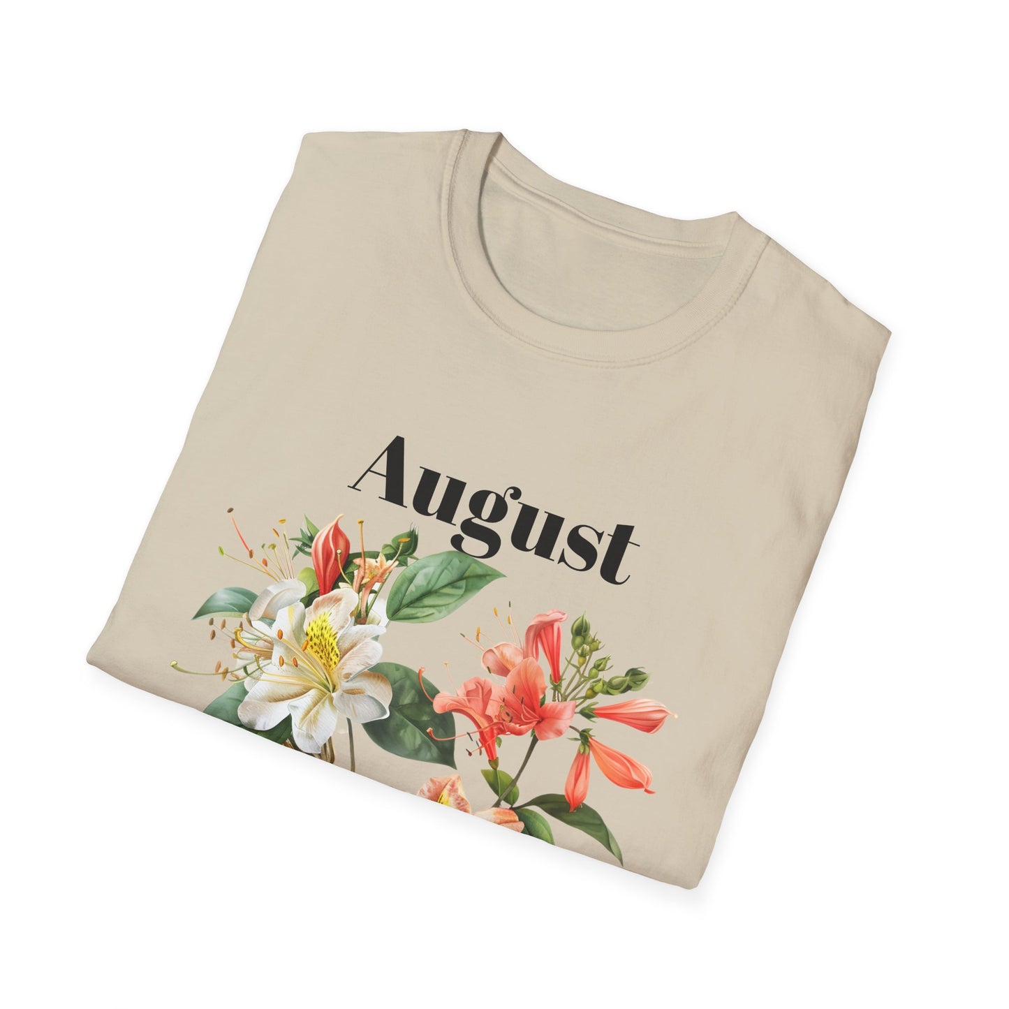 Birth Month Flower Tee - August