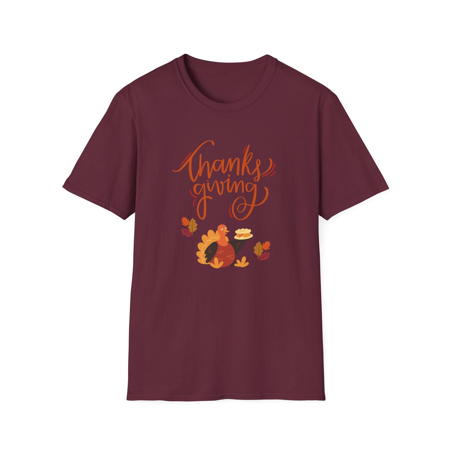 Thanksgiving Turkey Unisex Cotton Tee