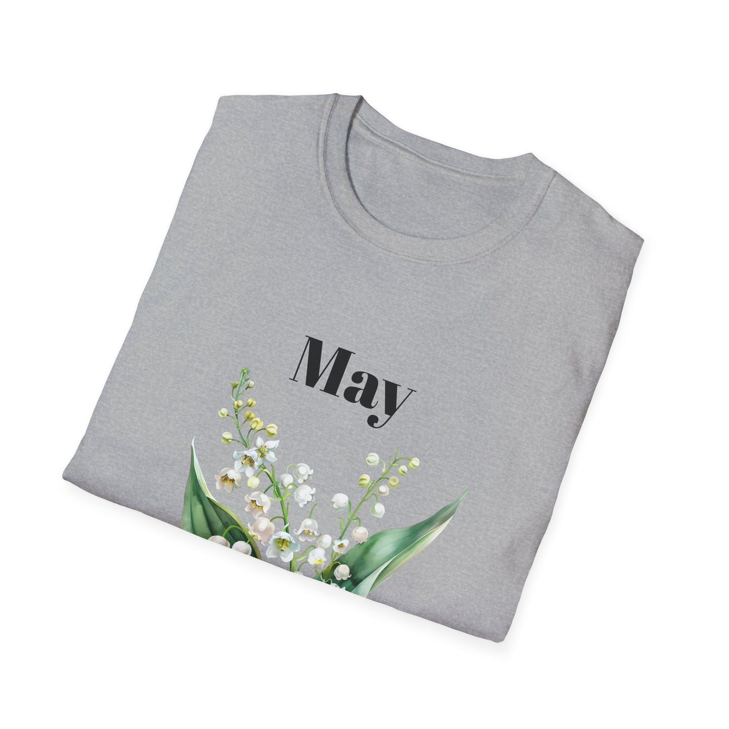Birth Month Flower Unisex Tee - May