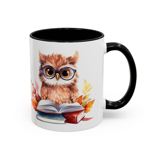 Owl Reading Coffee Mug