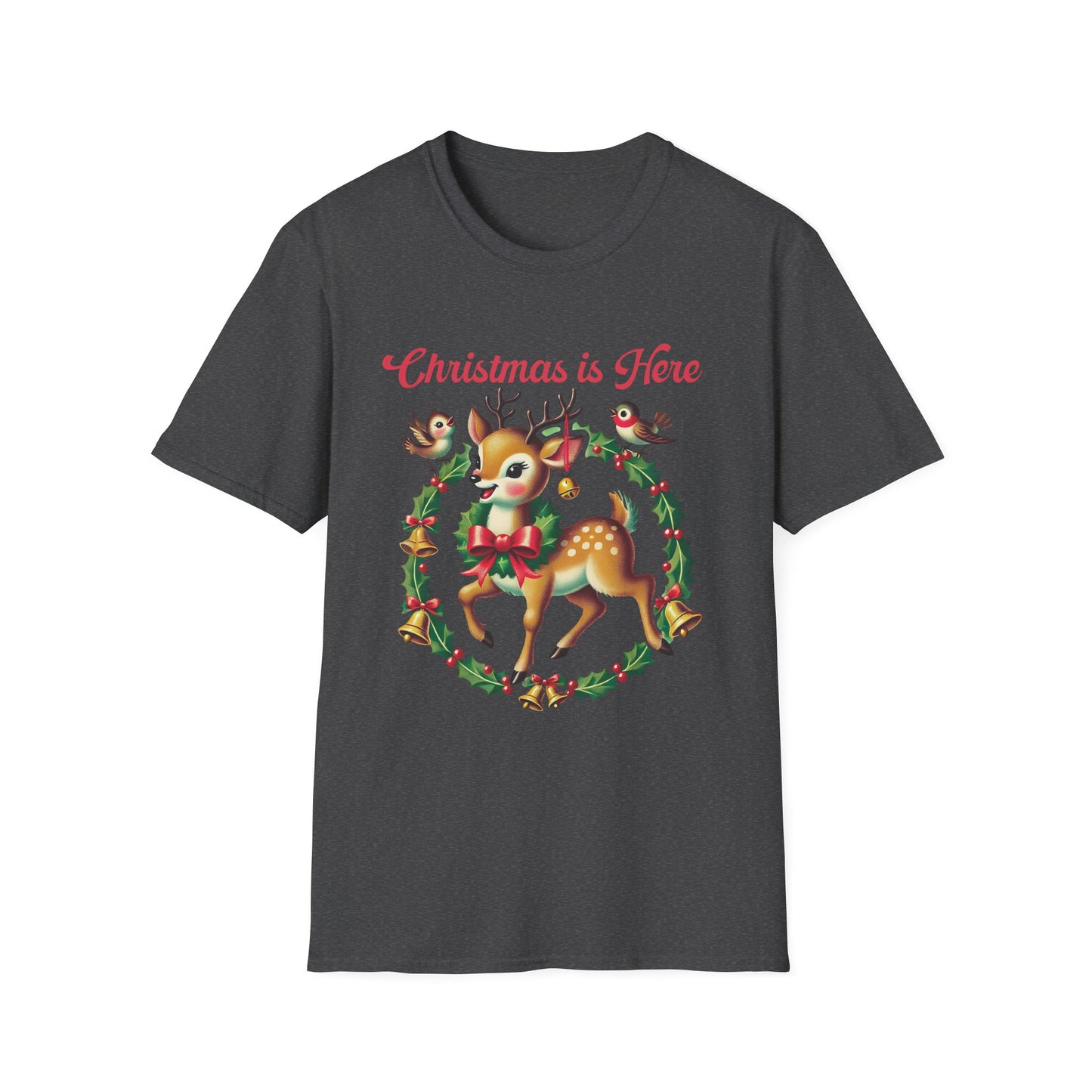 Retro Christmas Deer Tee