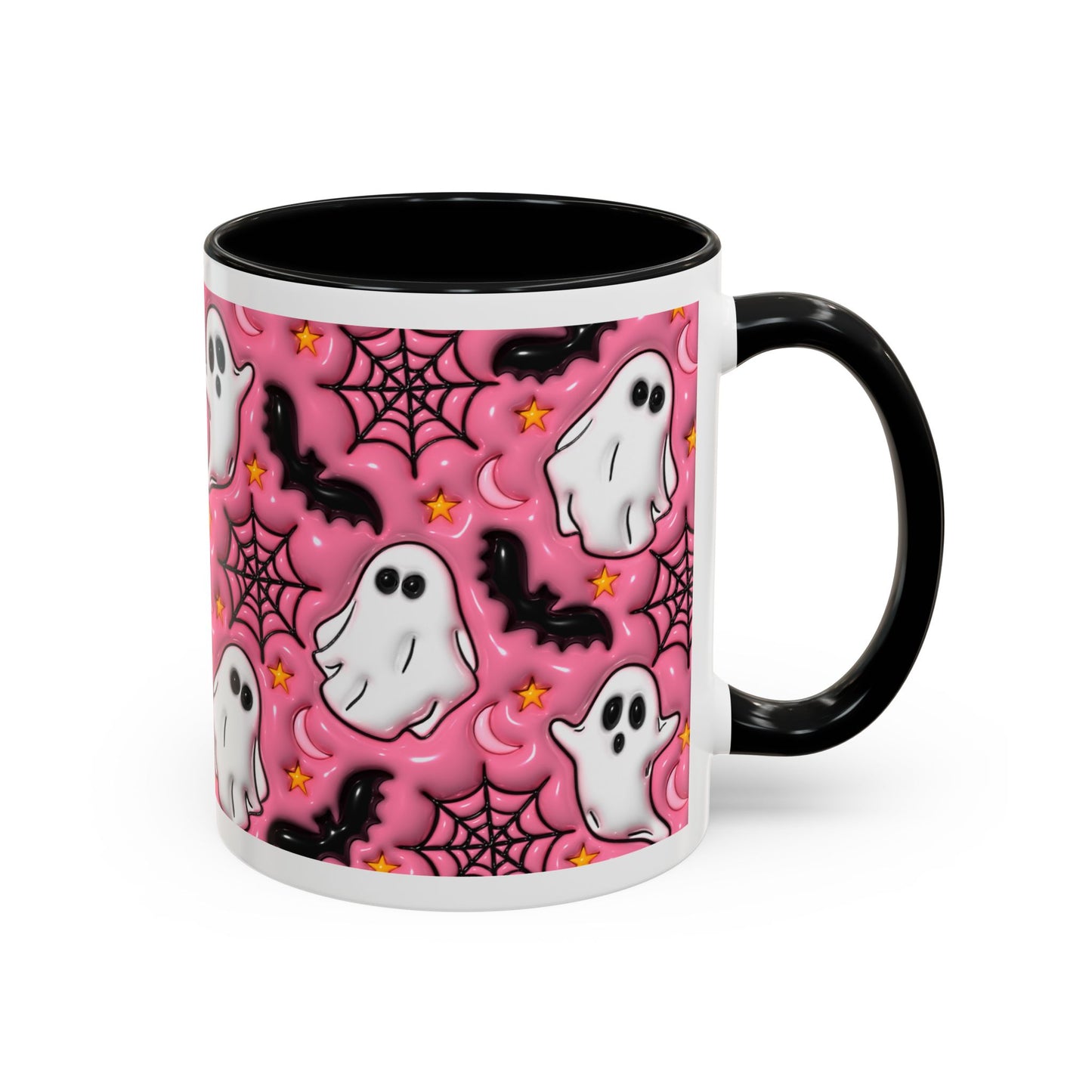 Pink Spooky Ghost Coffee Mug