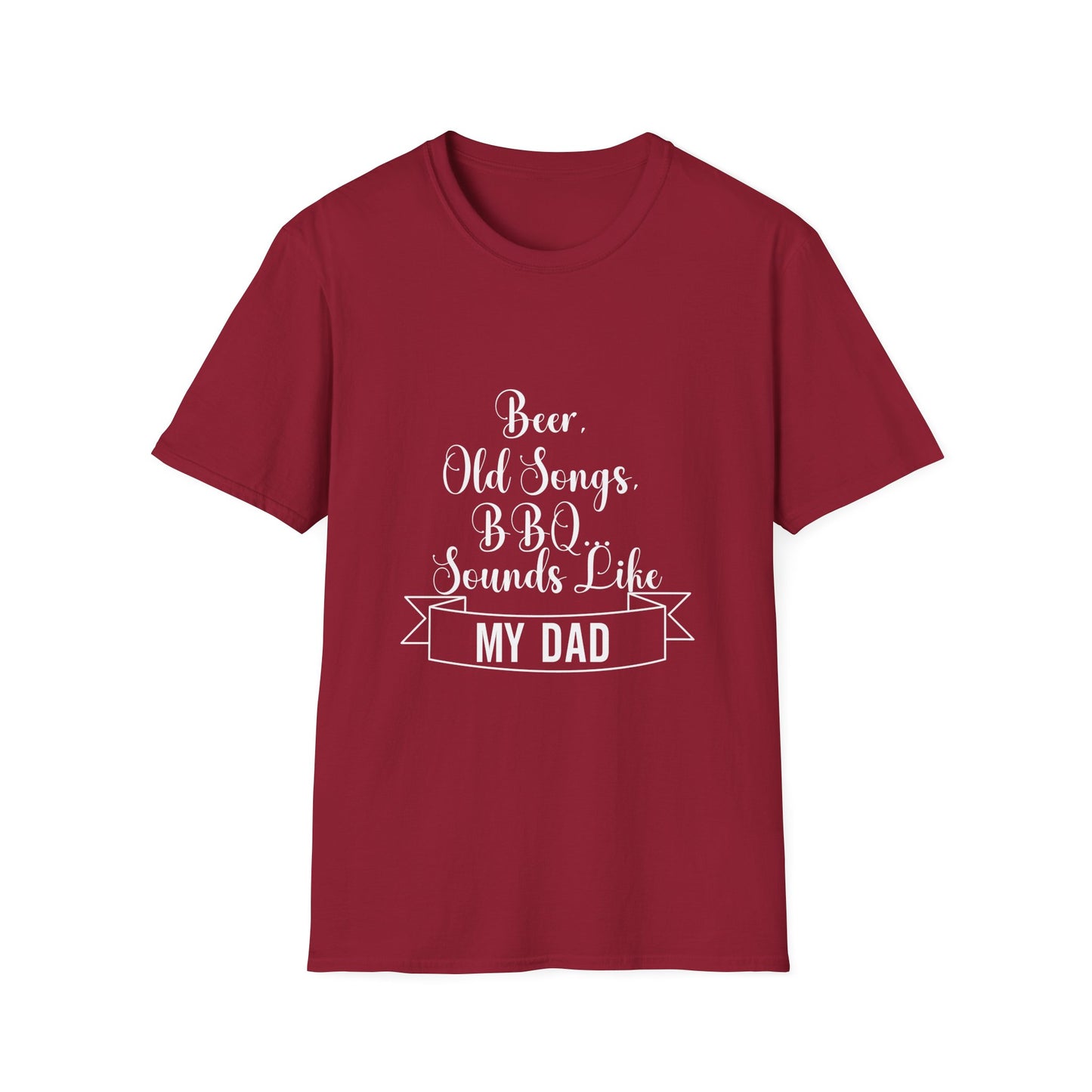 Beer, Old Songs & BBQ Dad Unisex T-Shirt
