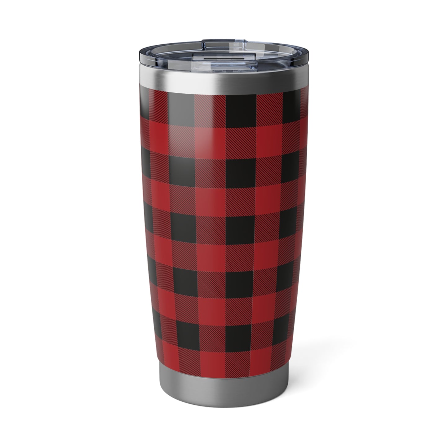 Red and Black Buffalo Plaid 20oz Hot/Cold Tumbler Mug