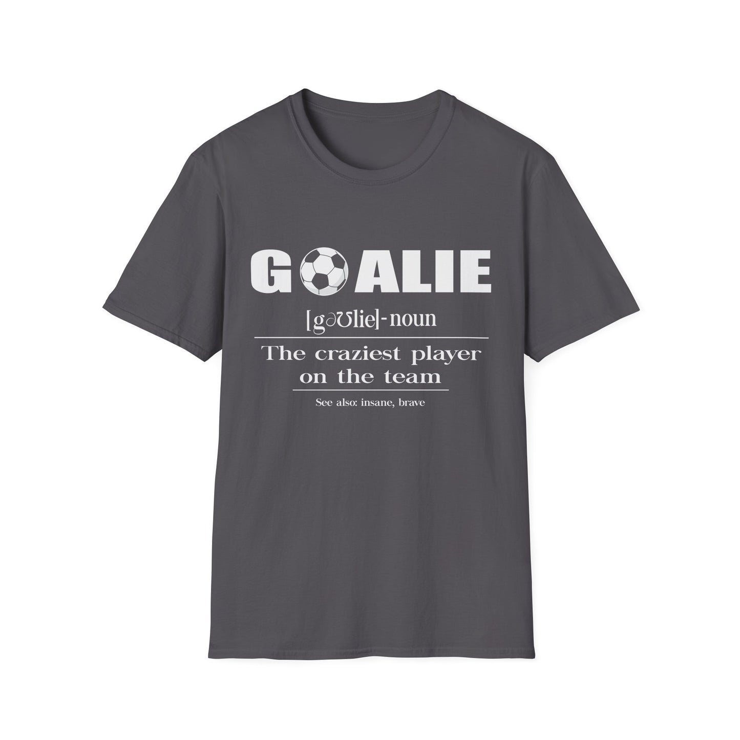 Soccer Goalie Definition Unisex Cotton Tee