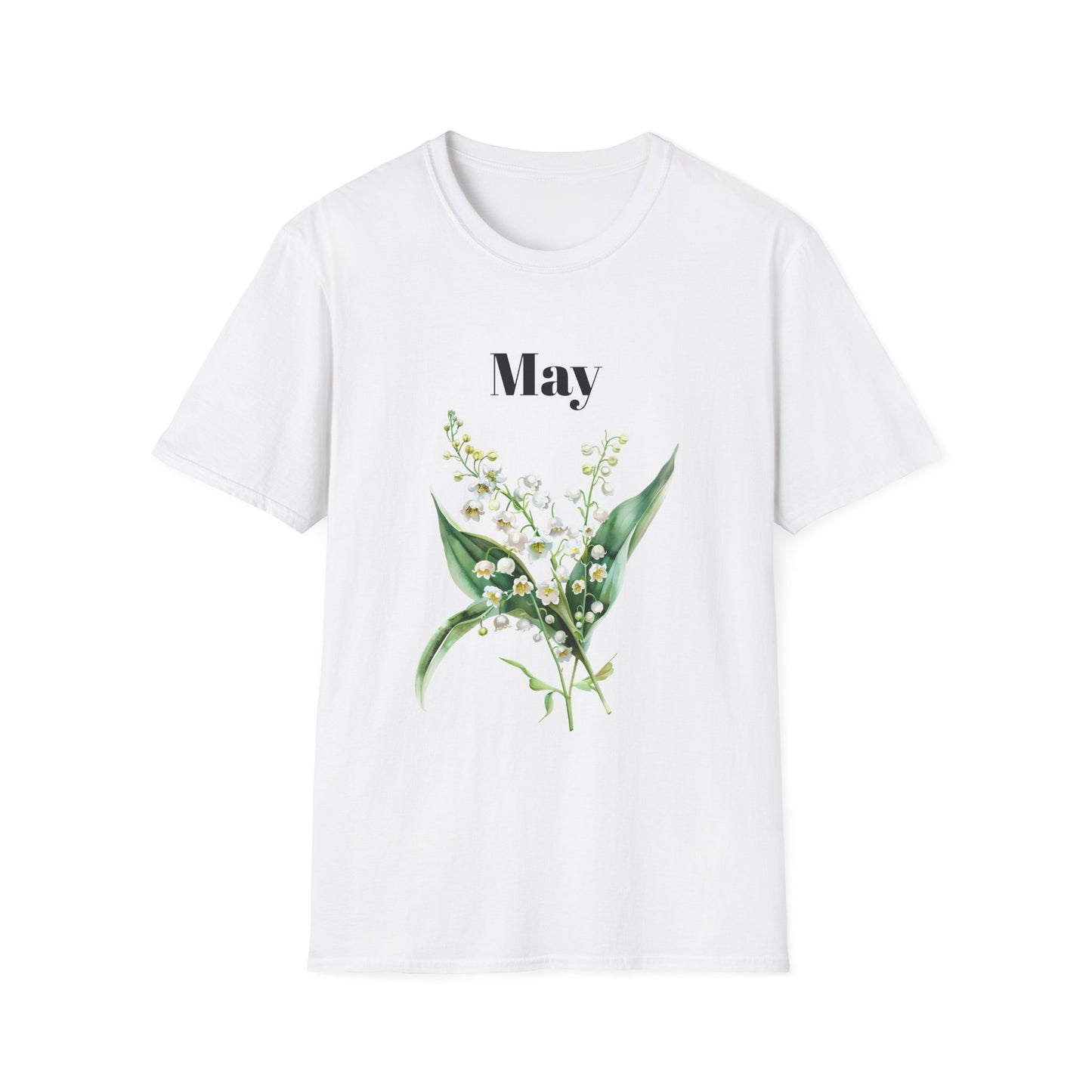 Birth Month Flower Unisex Tee - May