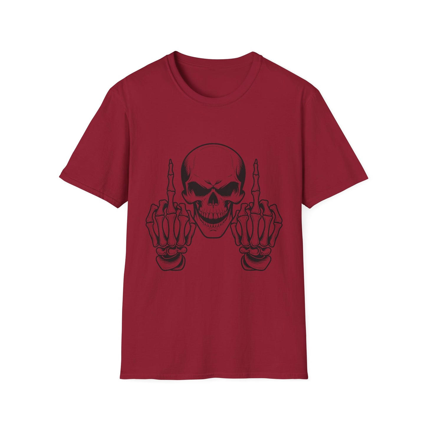 Skull Middle Finger Tee