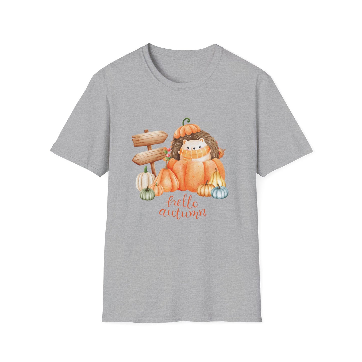 Autumn Hedgehog Unisex Graphic Tee