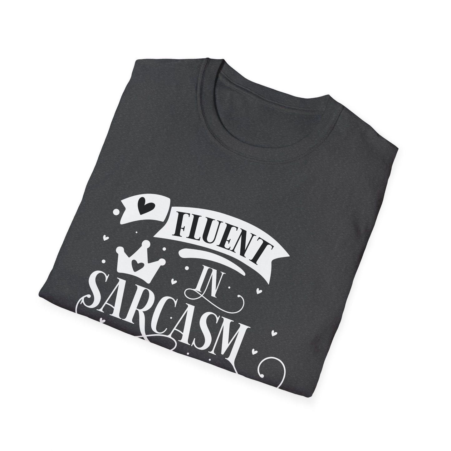 Fluent in Sarcasm & Cuss Words Unisex Cotton Tee