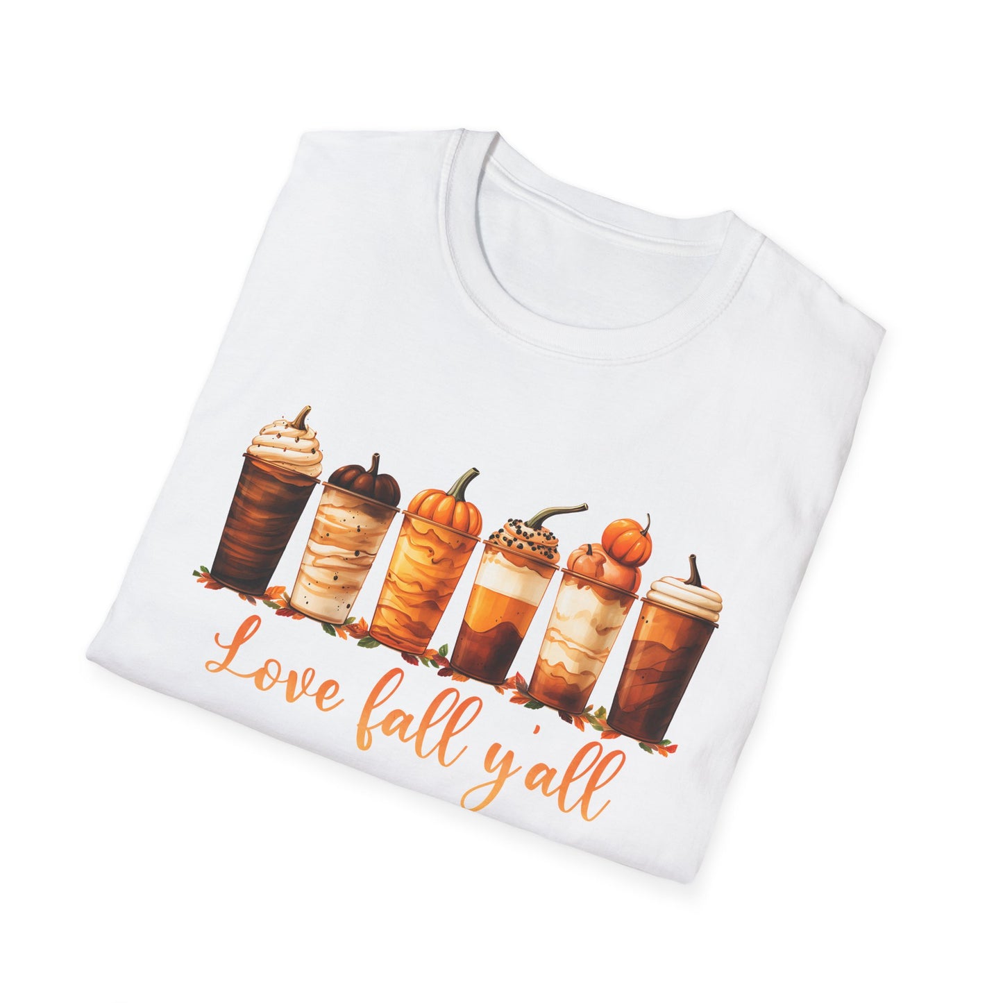 Love Fall Y'all Coffee Tee