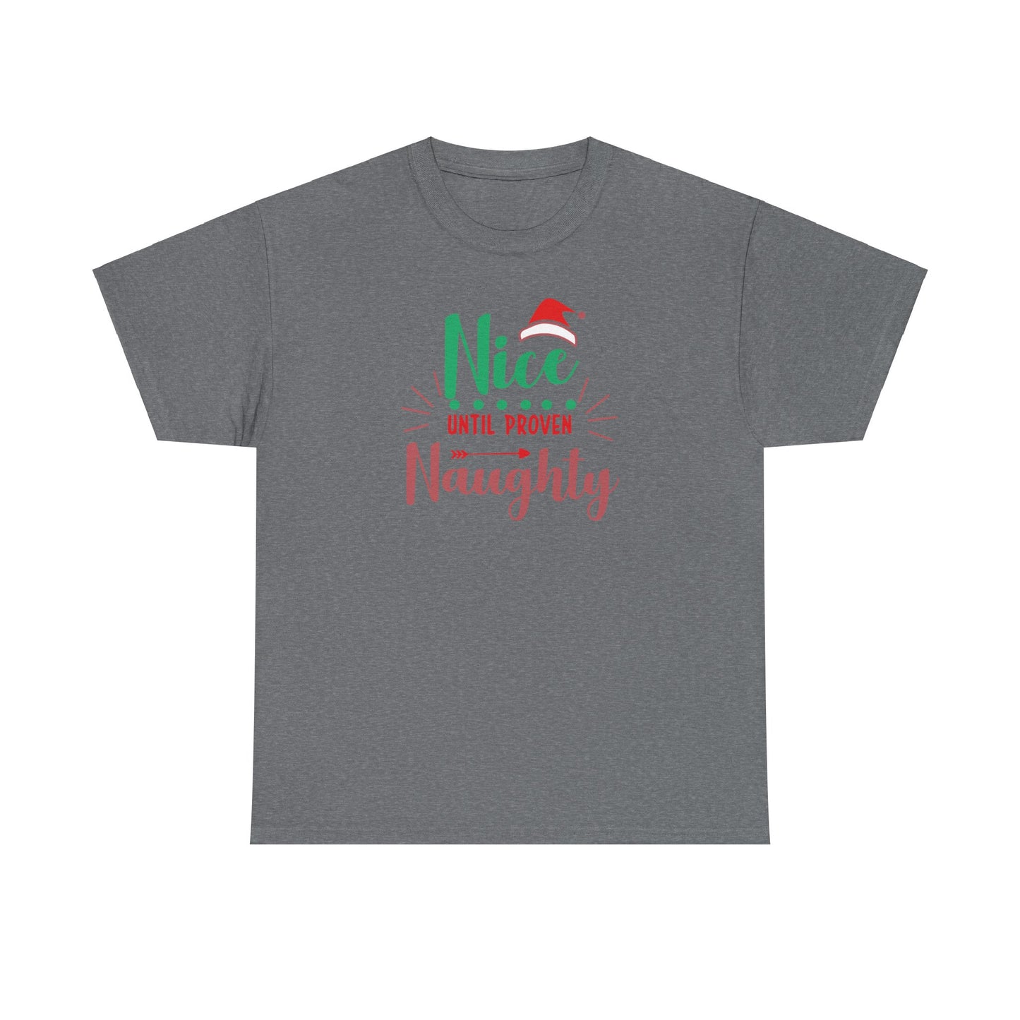 Nice/Naughty Unisex Heavy Cotton Tee