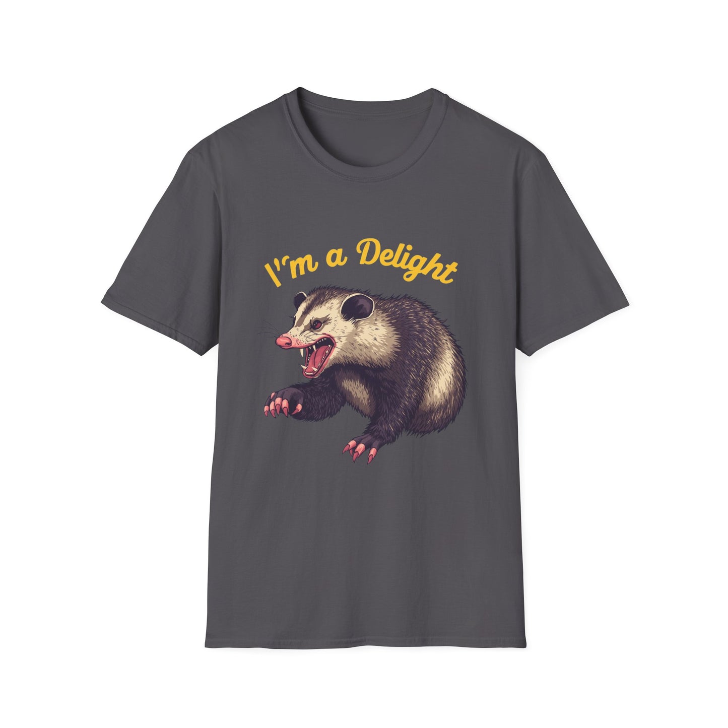 Snarling Opossum I'm a Delight Tee