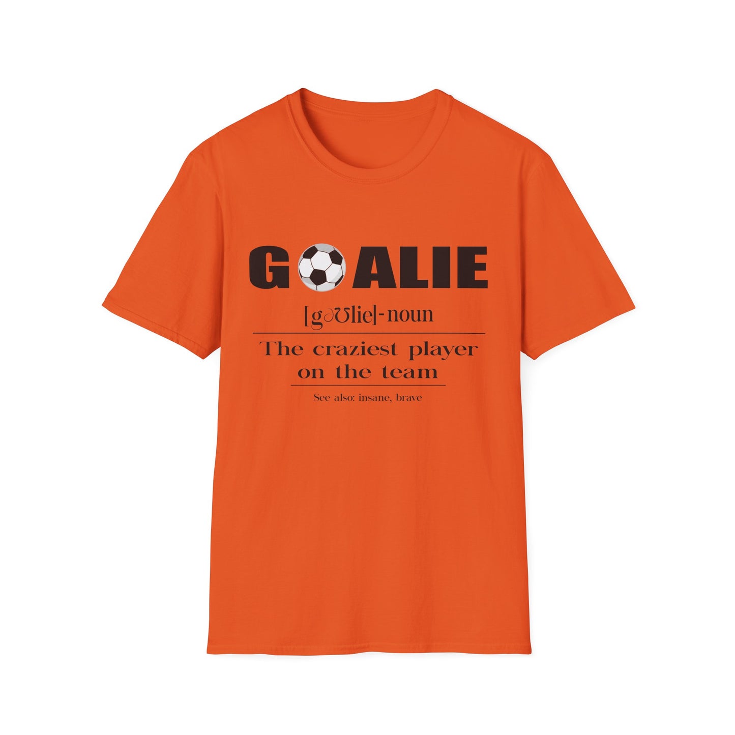 Soccer Goalie Definition Unisex Cotton Tee