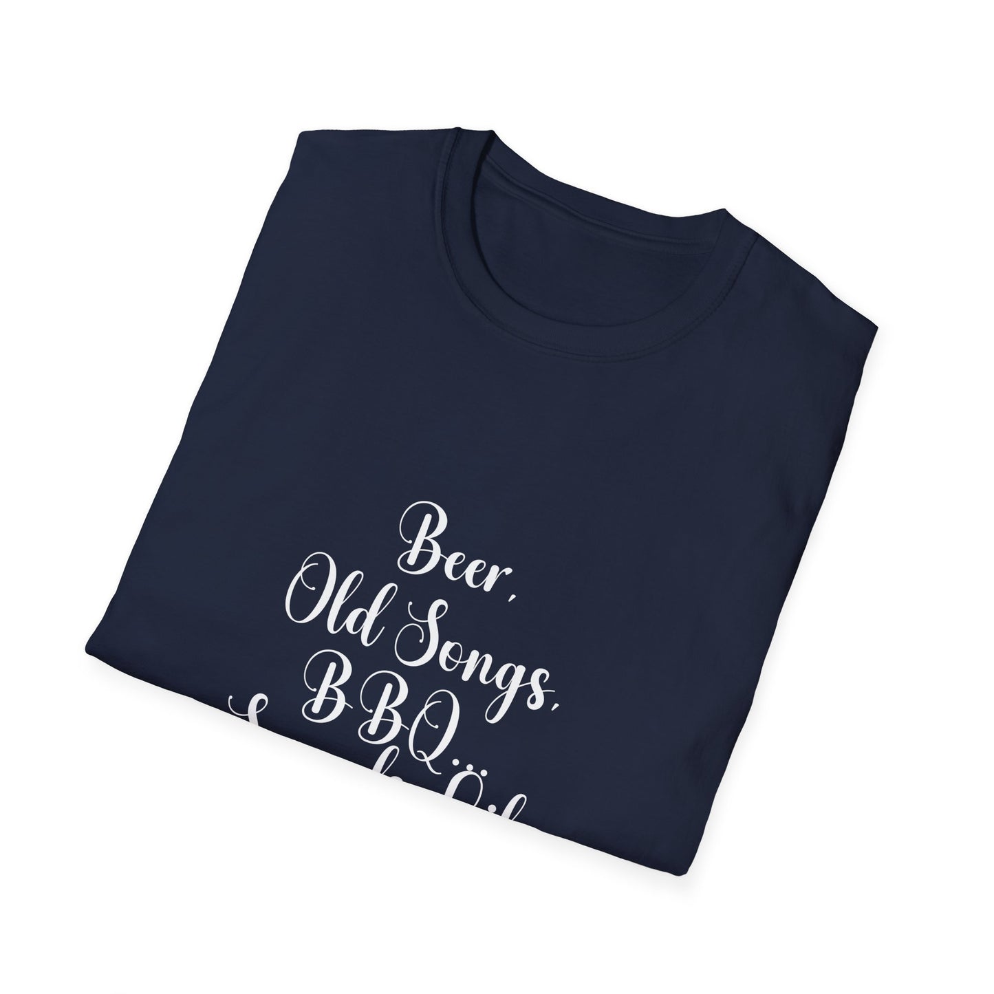 Beer, Old Songs & BBQ Dad Unisex T-Shirt