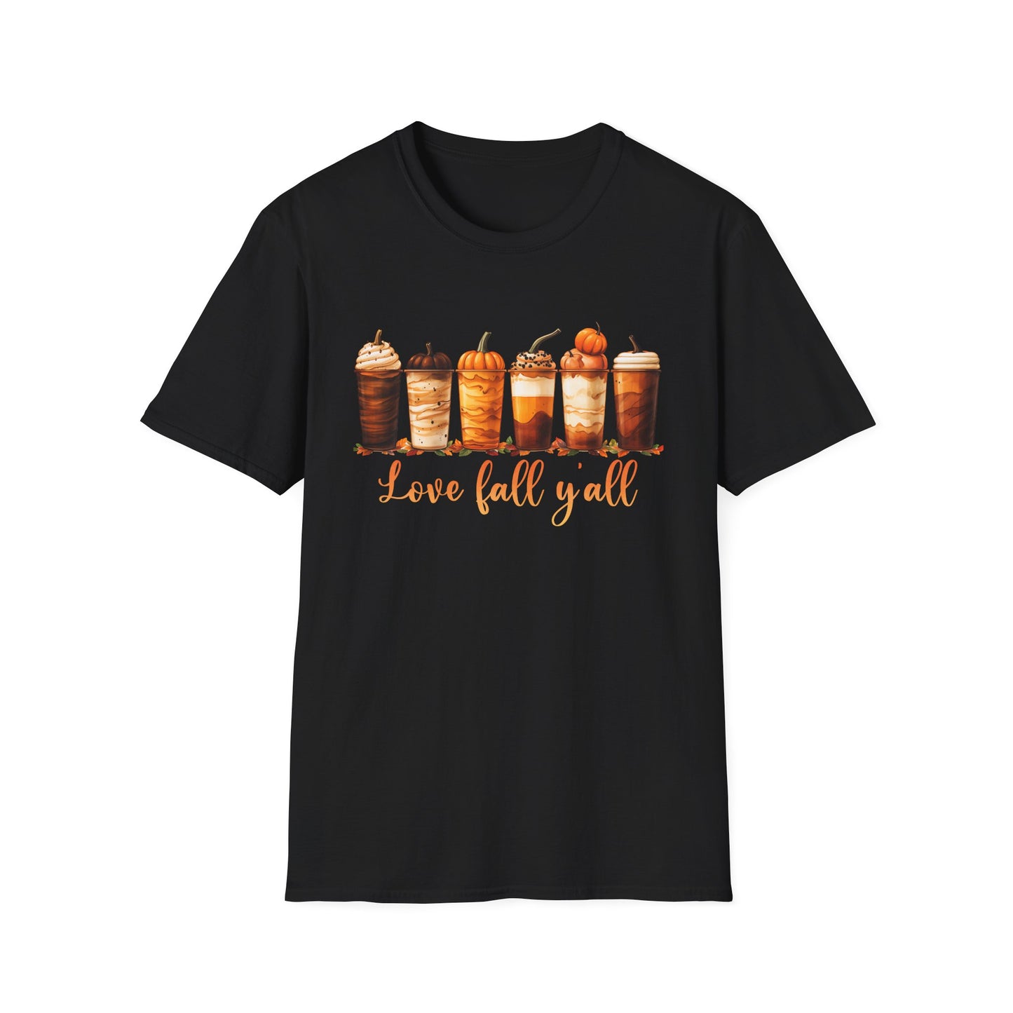 Love Fall Y'all Coffee Tee