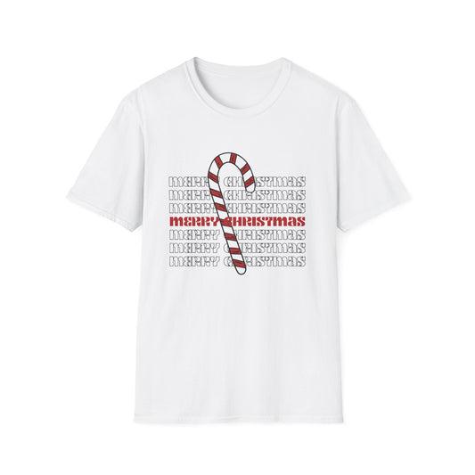 Merry Christmas Candy Cane Tee