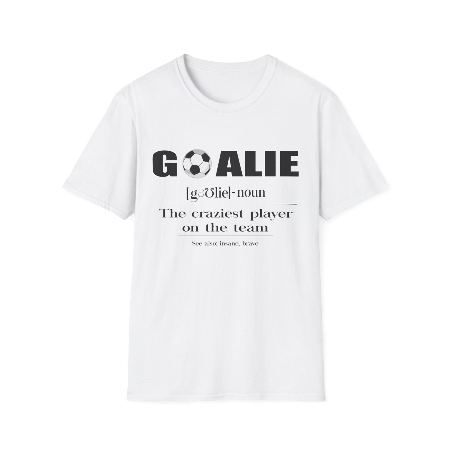 Soccer Goalie Definition Unisex Cotton Tee