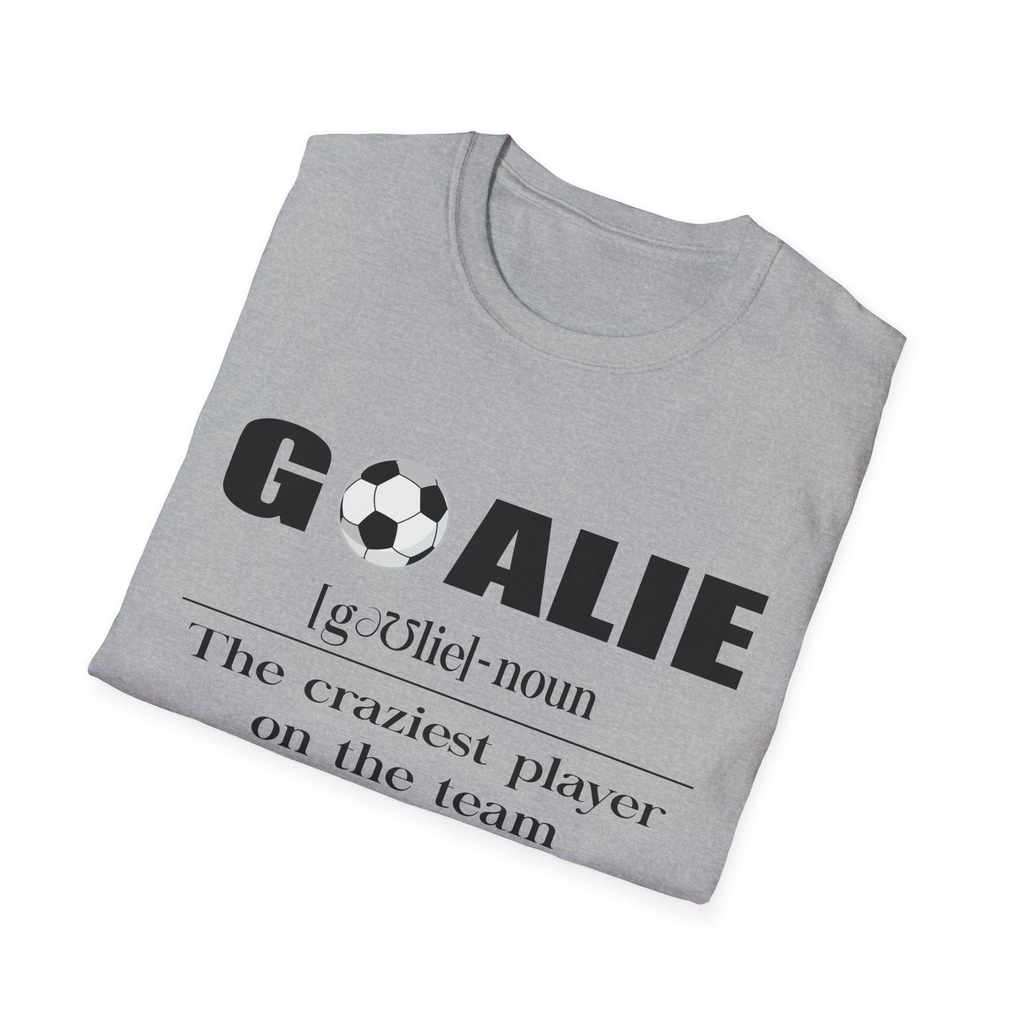 Soccer Goalie Definition Unisex Cotton Tee