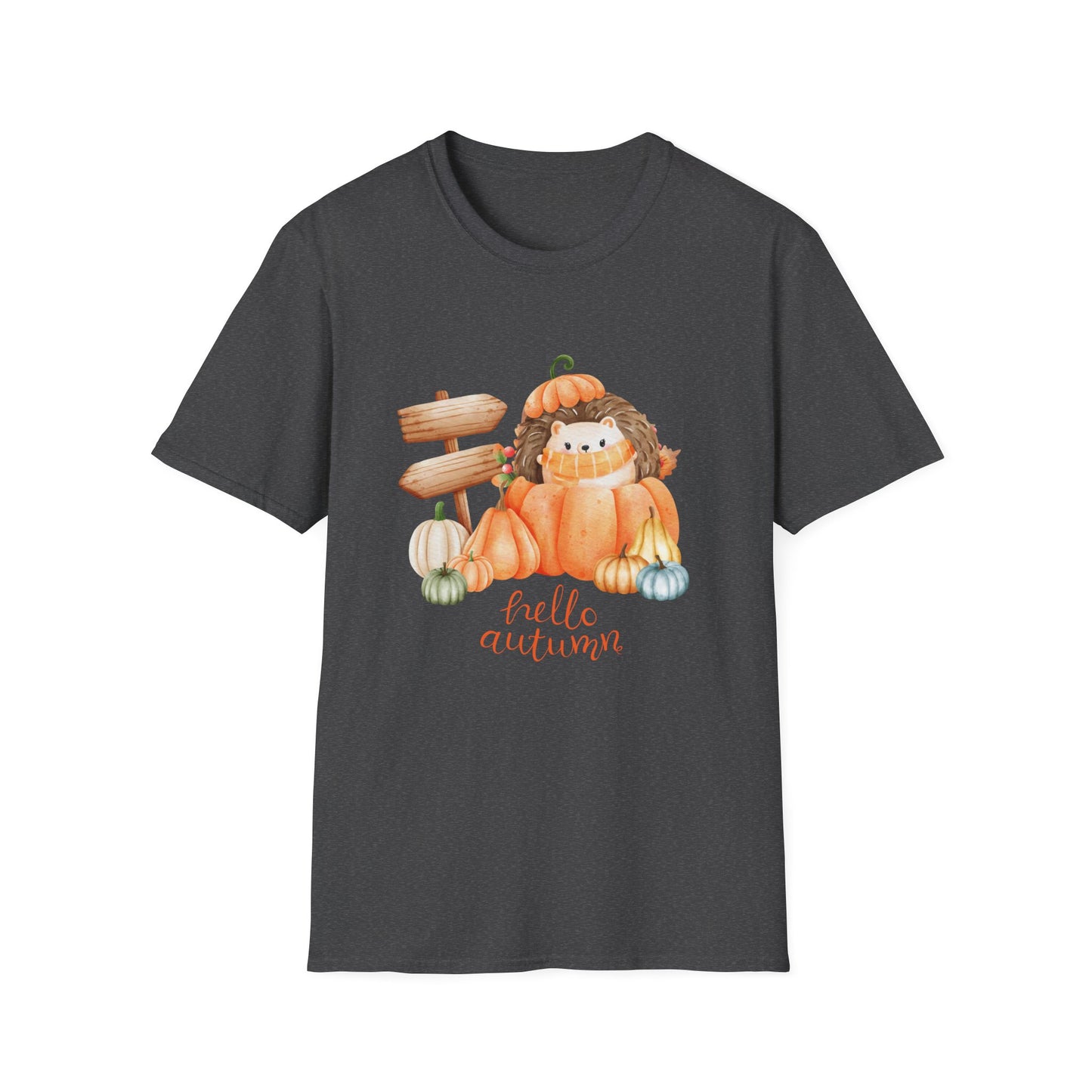 Autumn Hedgehog Unisex Graphic Tee