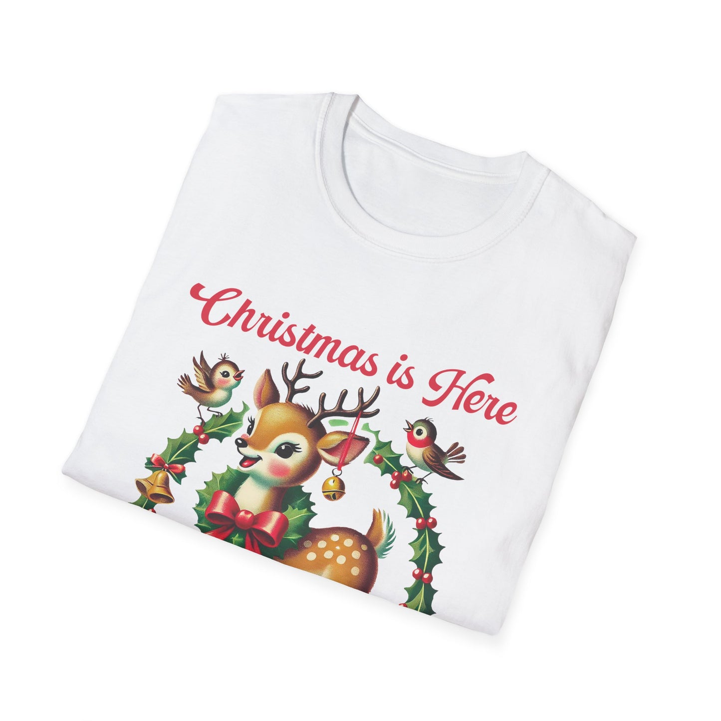 Retro Christmas Deer Tee