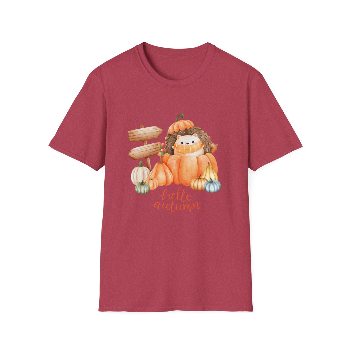 Autumn Hedgehog Unisex Graphic Tee