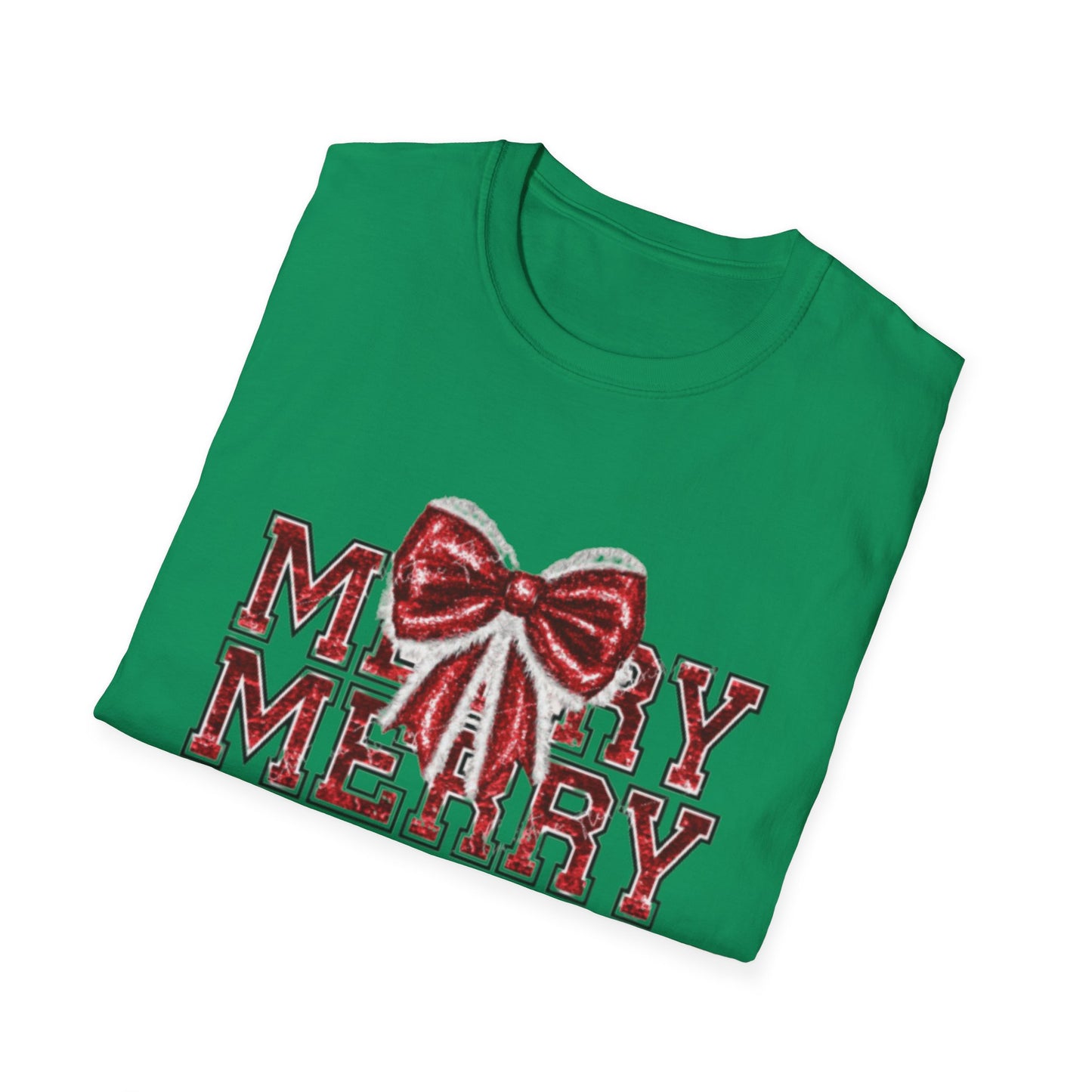 Christmas Glittery Unisex Tee