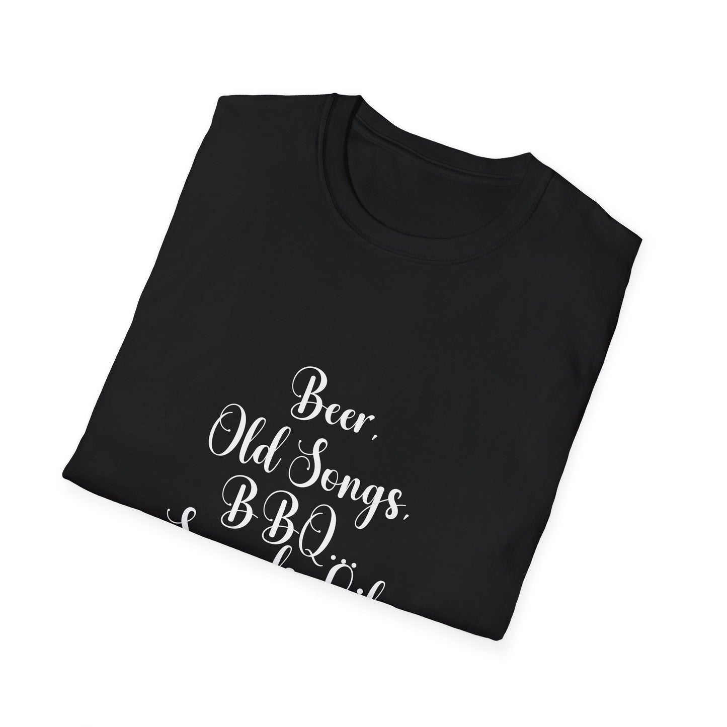 Beer, Old Songs & BBQ Dad Unisex T-Shirt