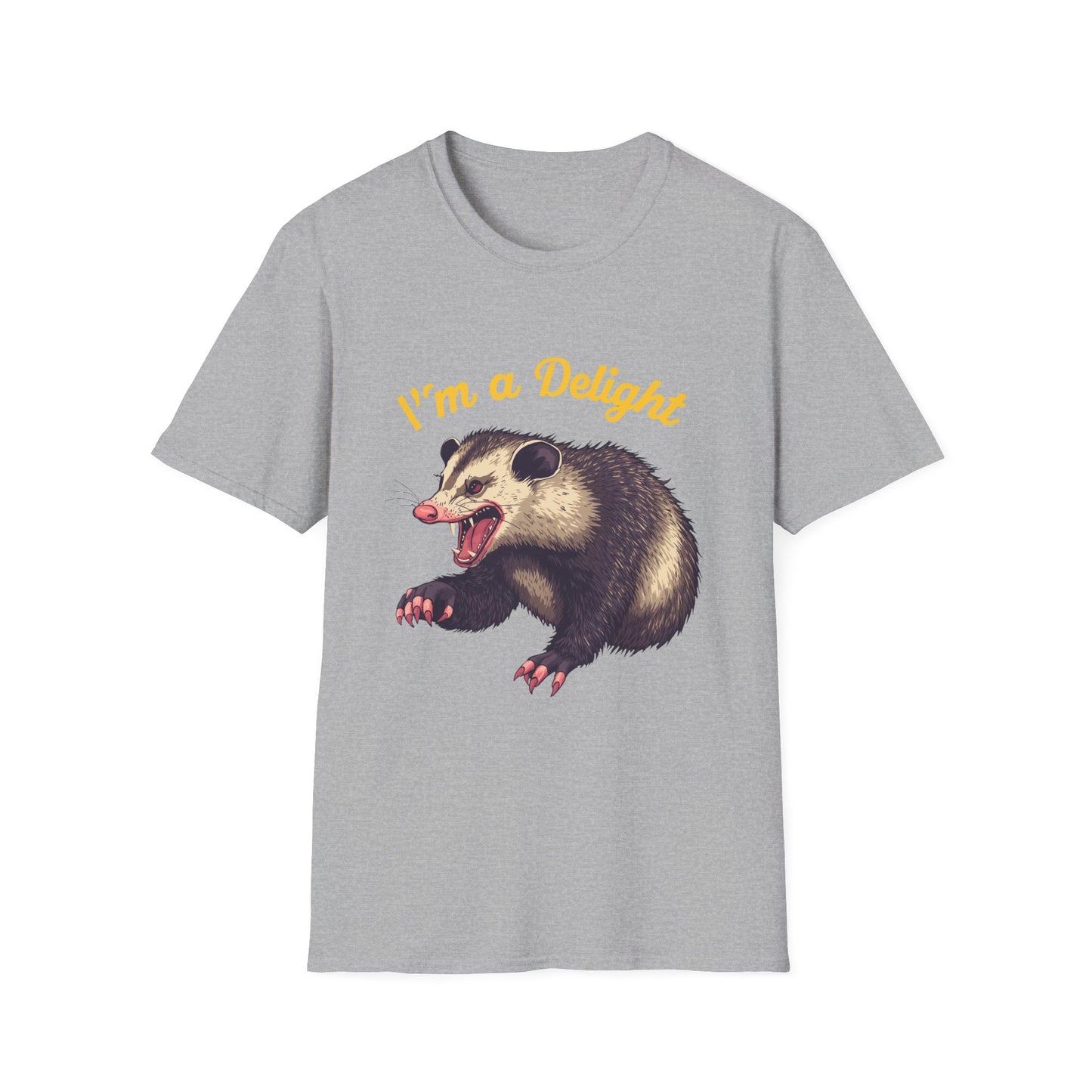 Snarling Opossum I'm a Delight Tee