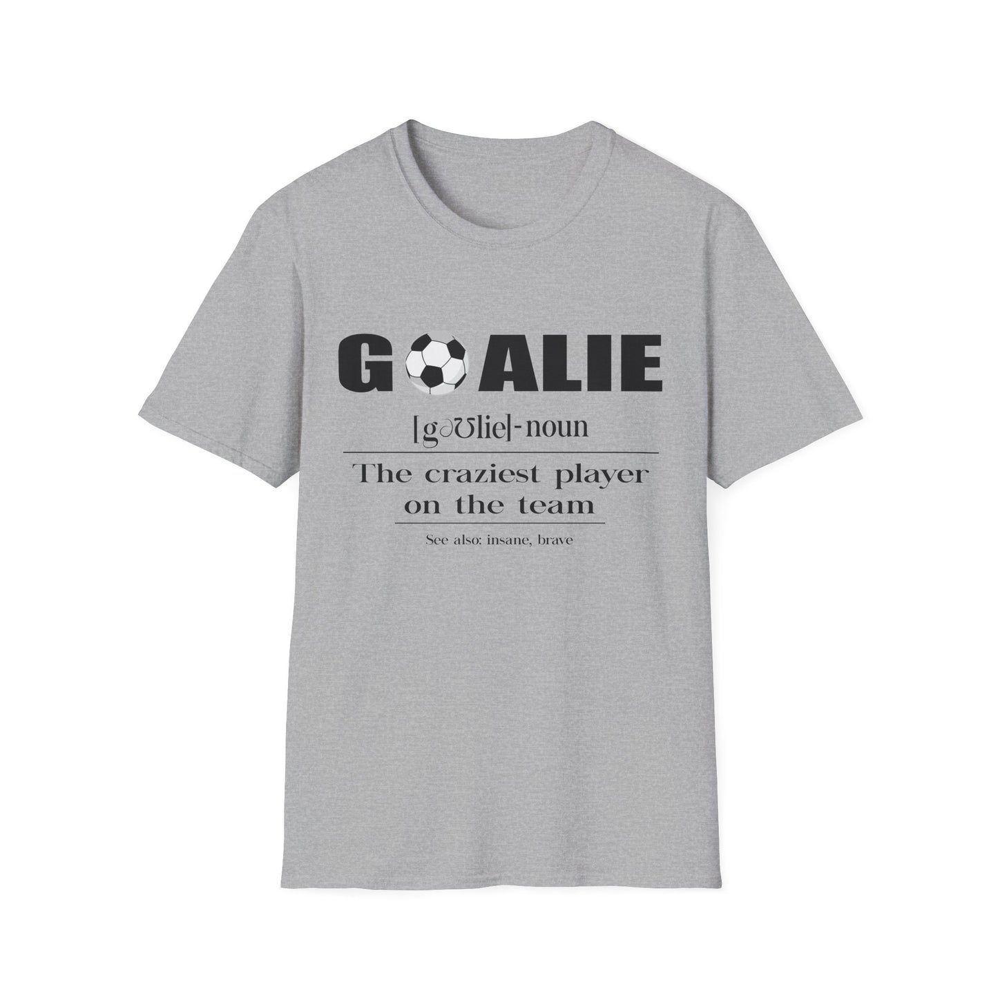 Soccer Goalie Definition Unisex Cotton Tee