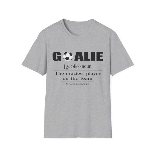 Soccer Goalie Definition Unisex Cotton Tee