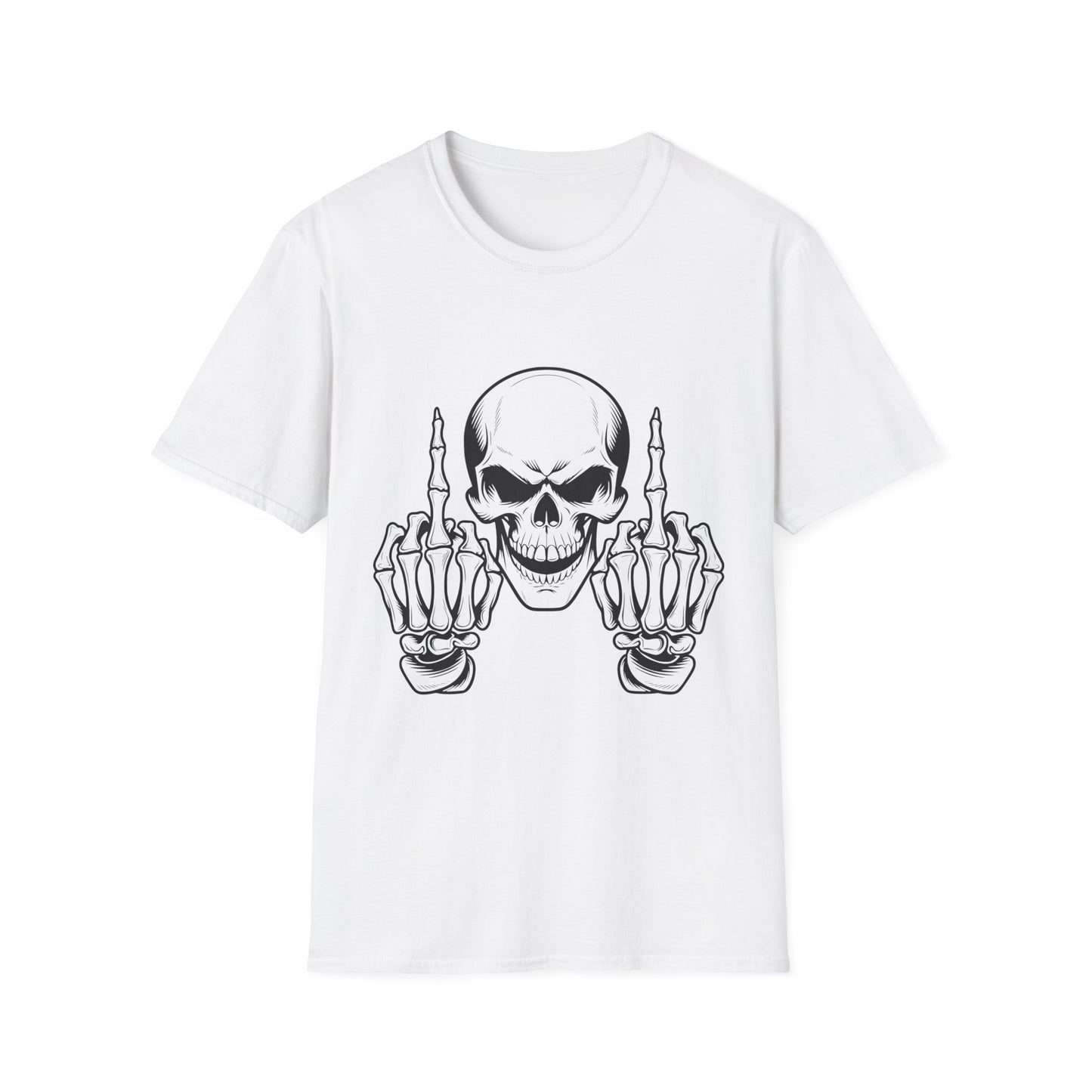 Skull Middle Finger Tee