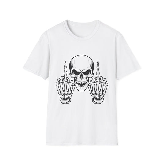 Skull Middle Finger Tee