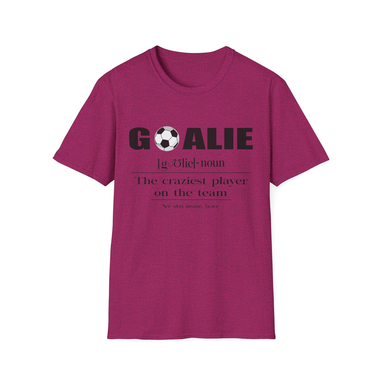 Soccer Goalie Definition Unisex Cotton Tee