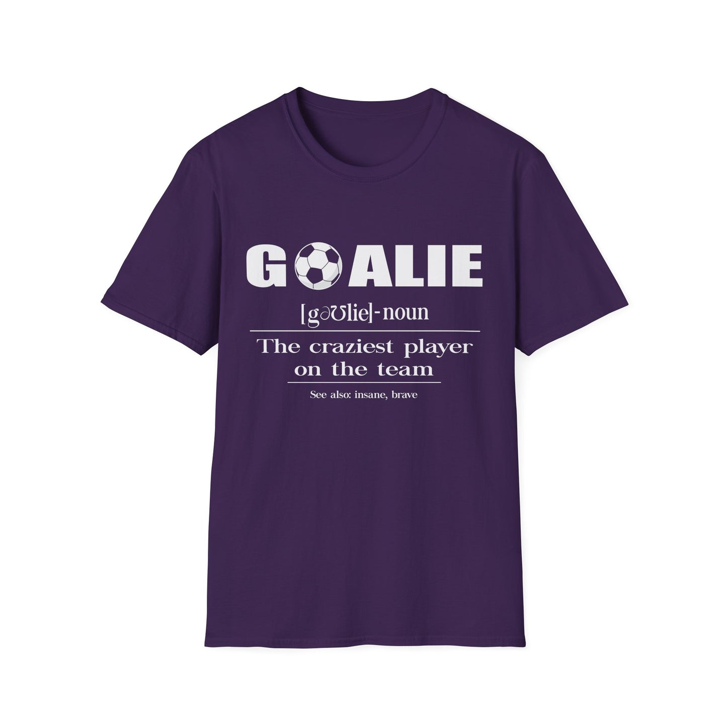 Soccer Goalie Definition Unisex Cotton Tee