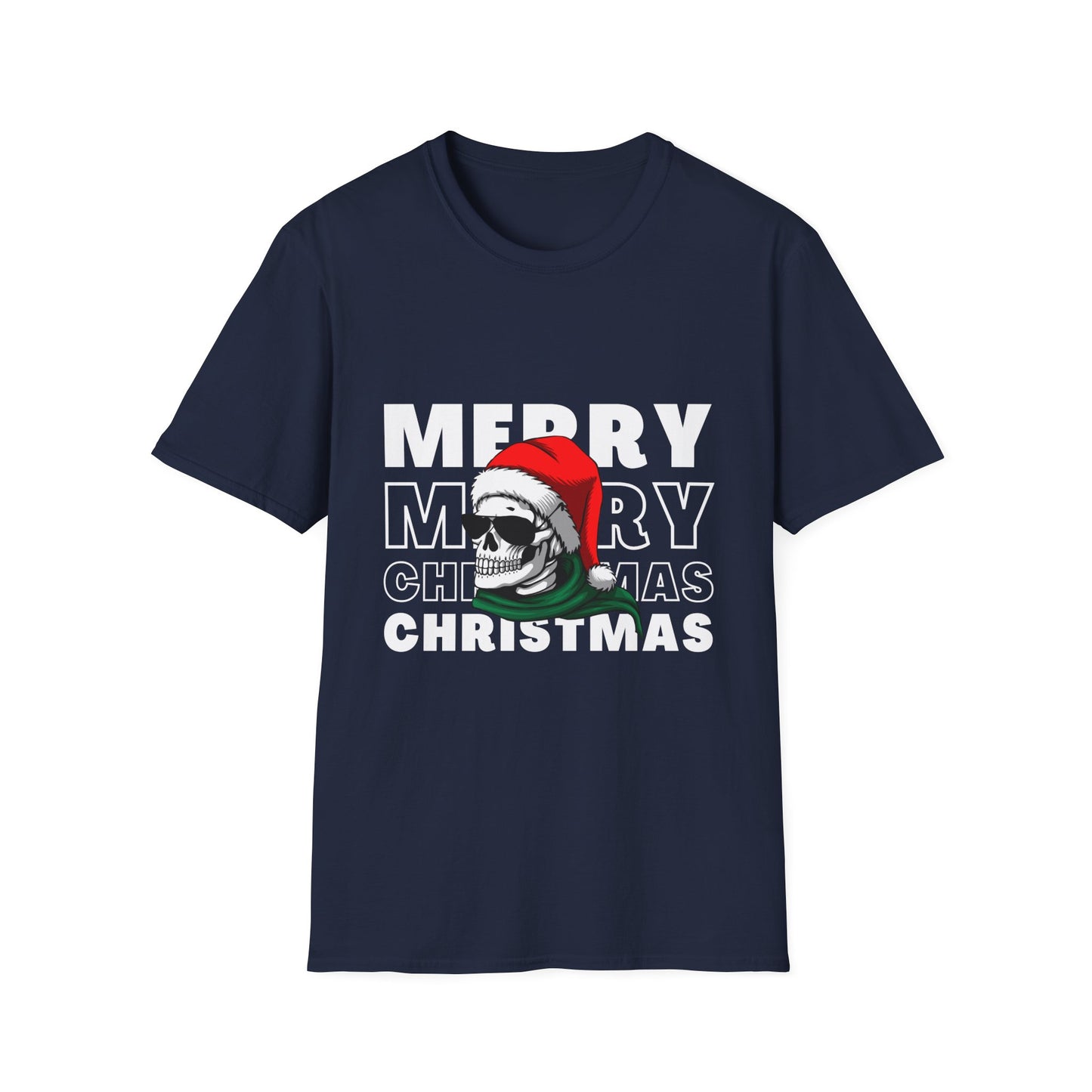 Santa Skull Christmas Tee